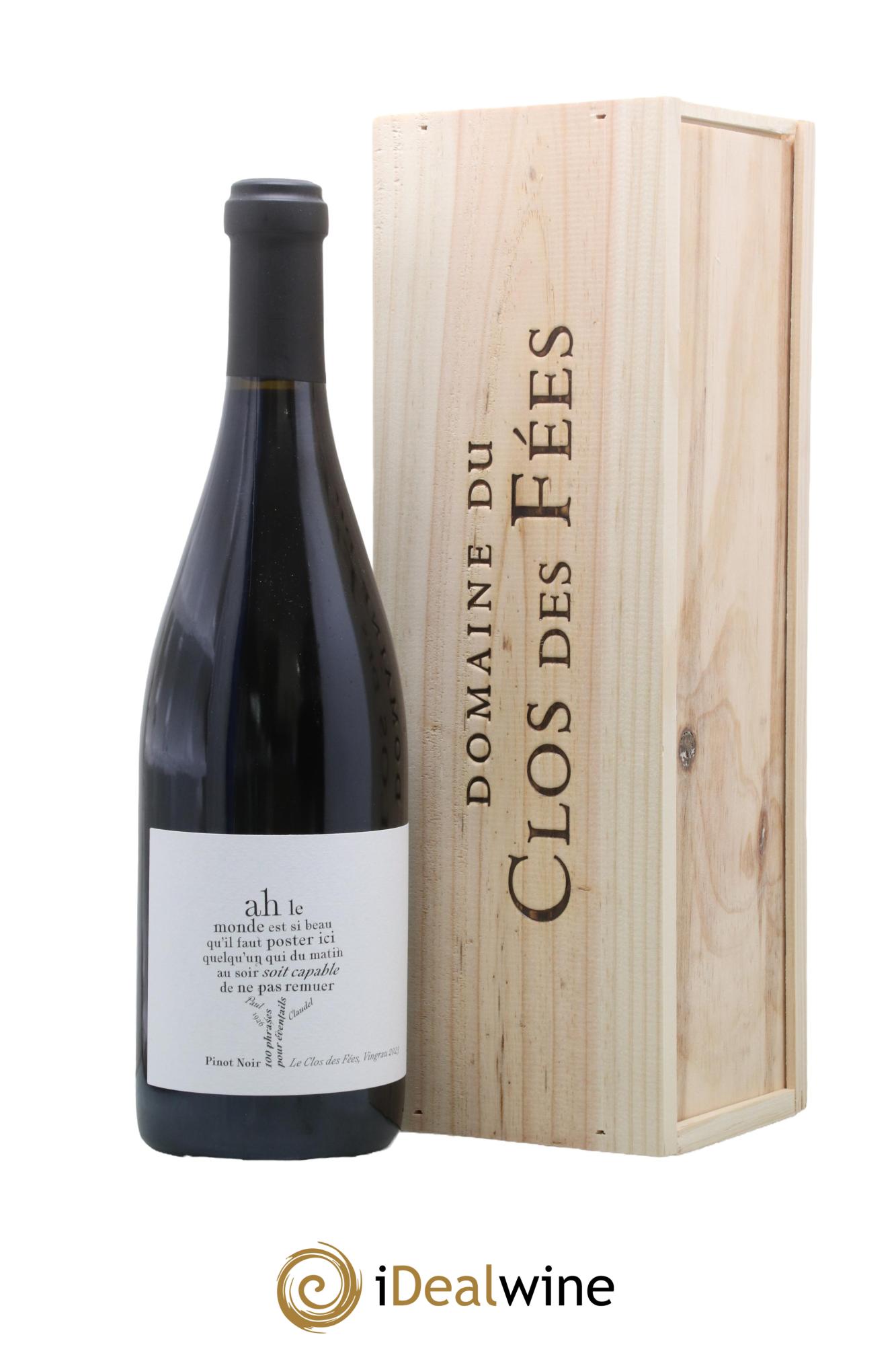 Côtes Catalanes Clos des Fées 100 Phrases pour éventails Hervé Bizeul 2023 - Posten von 1 Flasche - 0