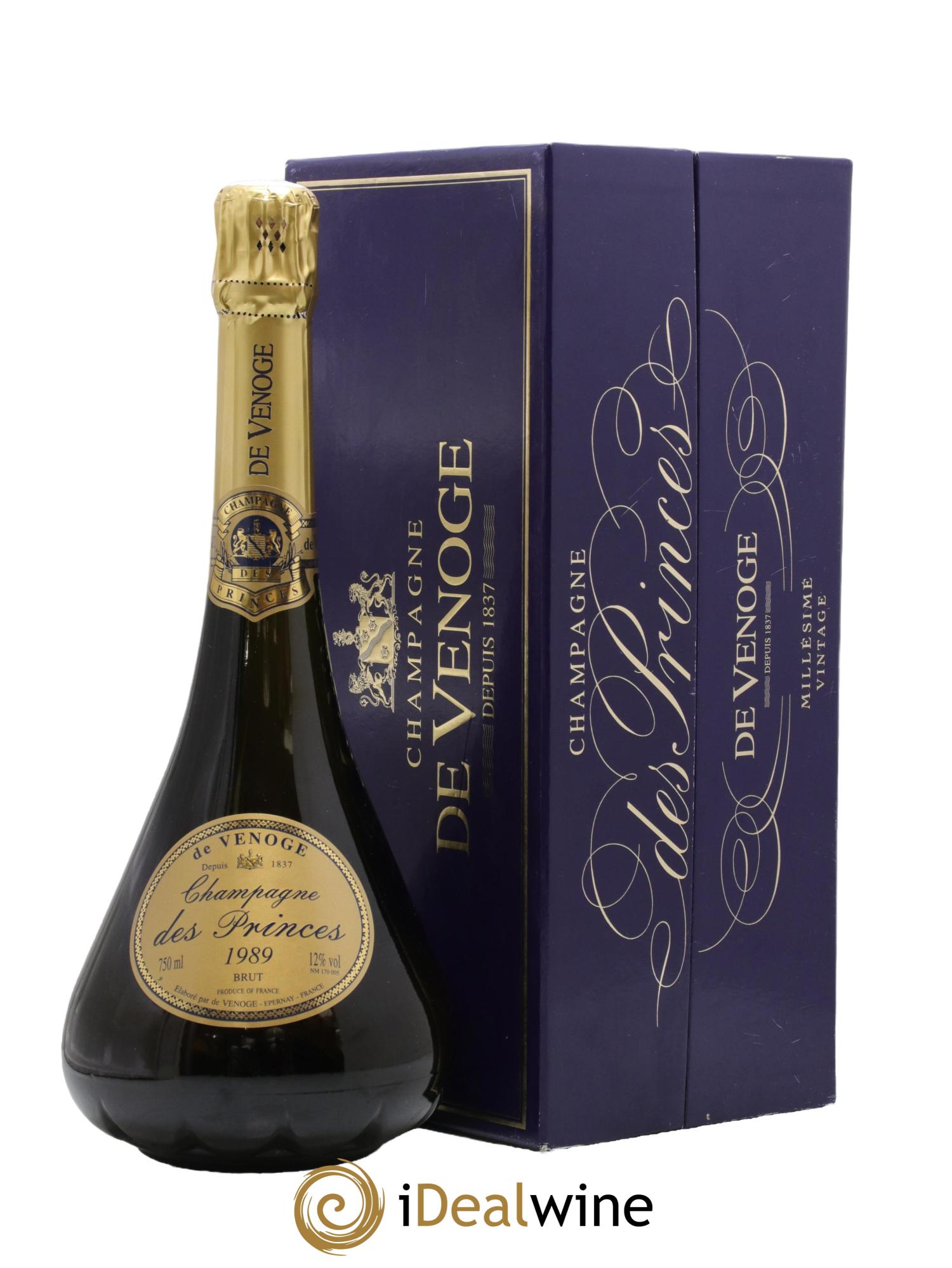 Cuvée des Princes De Venoge 1989 - Lot of 1 bottle - 0