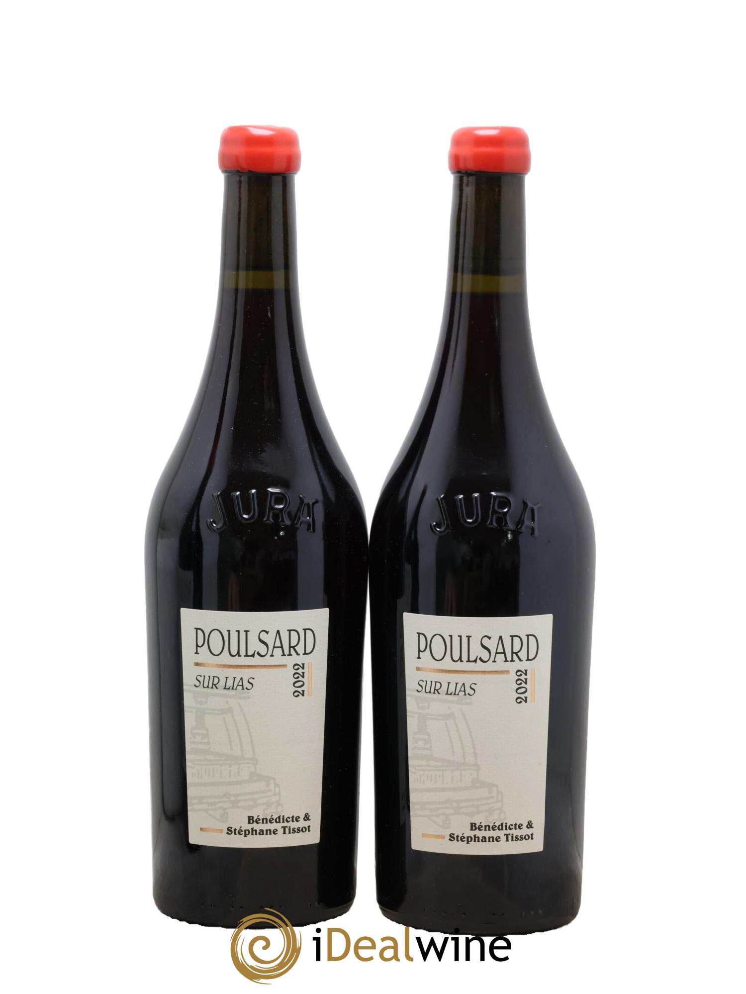 Arbois Poulsard sur Lias Bénédicte et Stéphane Tissot 2022 - Posten von 2 Flaschen - 0