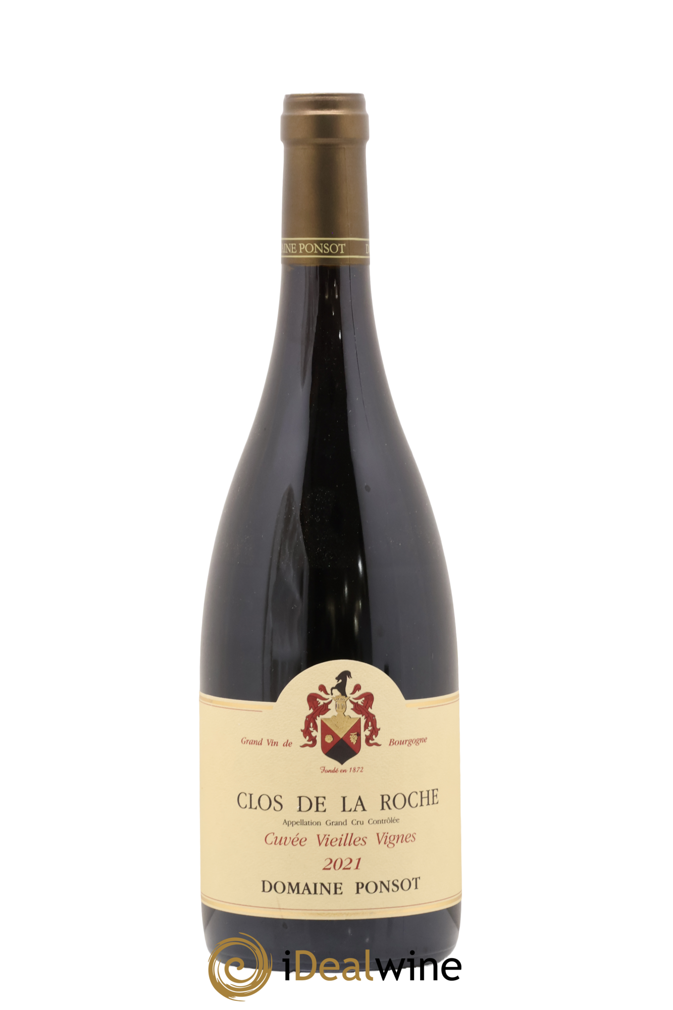 Clos de la Roche Grand Cru Vieilles Vignes Ponsot (Domaine) 2021 - Lot de 1 bouteille - 0