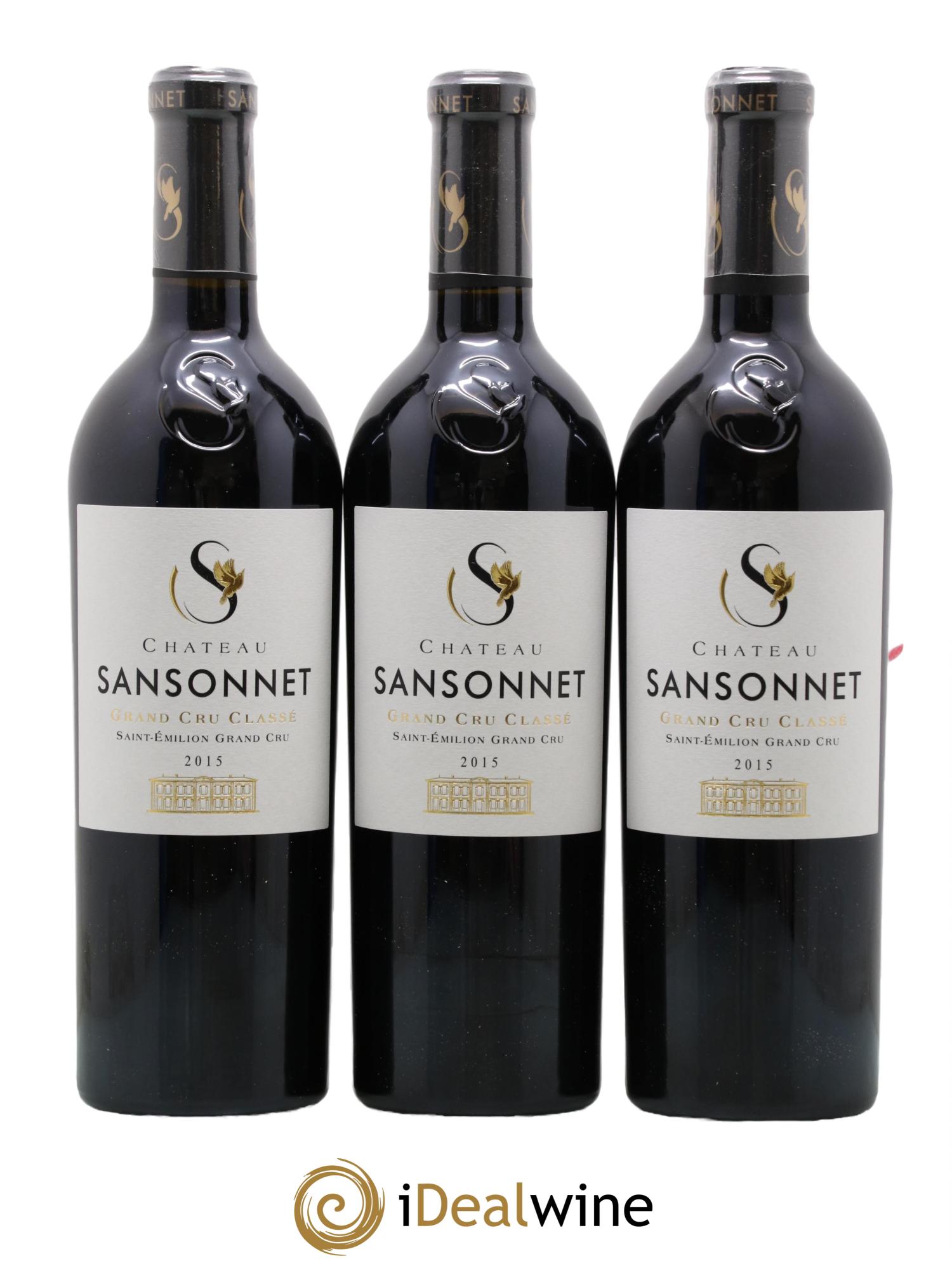 Château Sansonnet Grand Cru Classé 2015 - Lot de 12 bouteilles - 3
