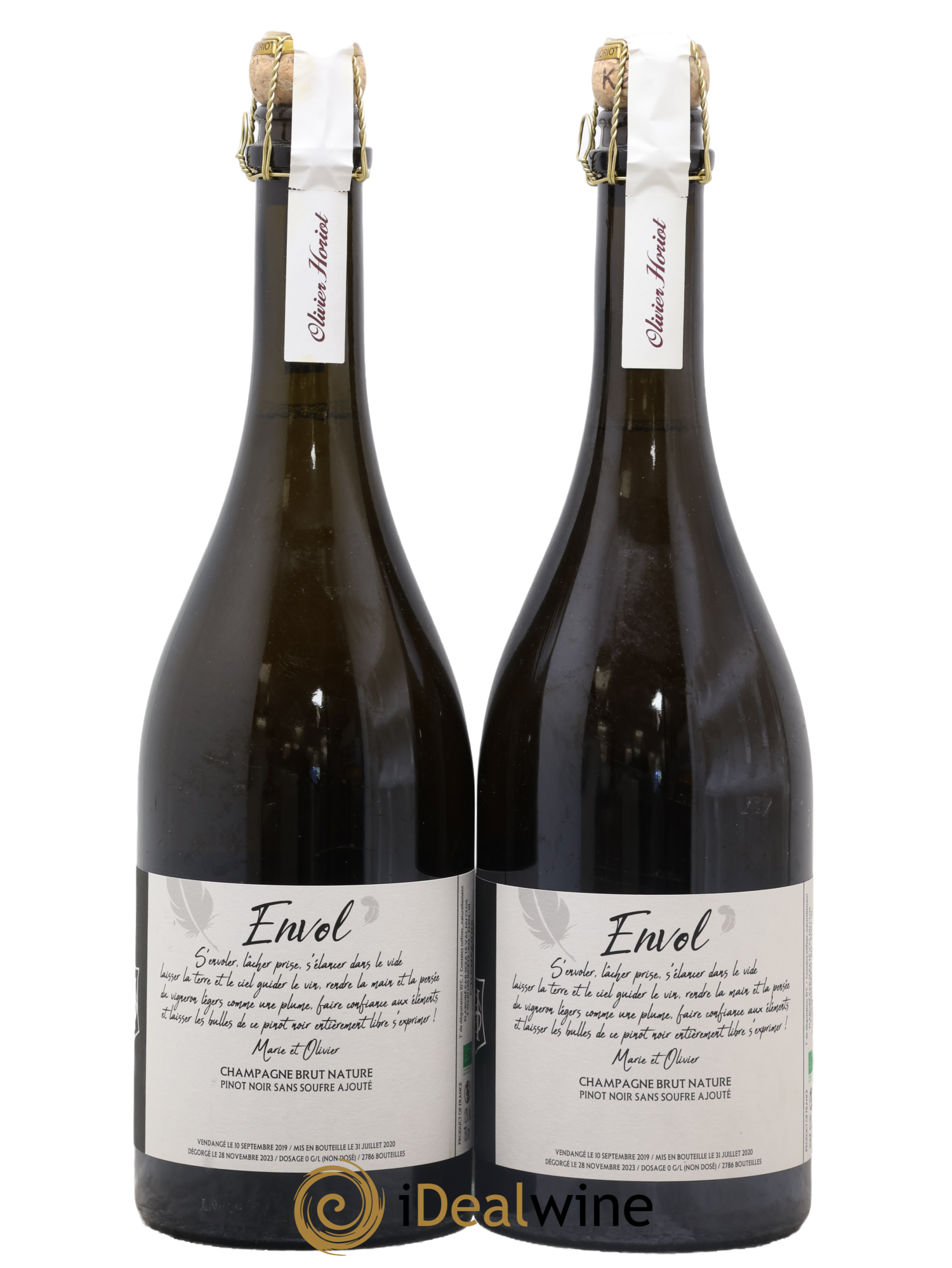 Envol Brut Nature Olivier Horiot - Lot de 2 bouteilles - 1