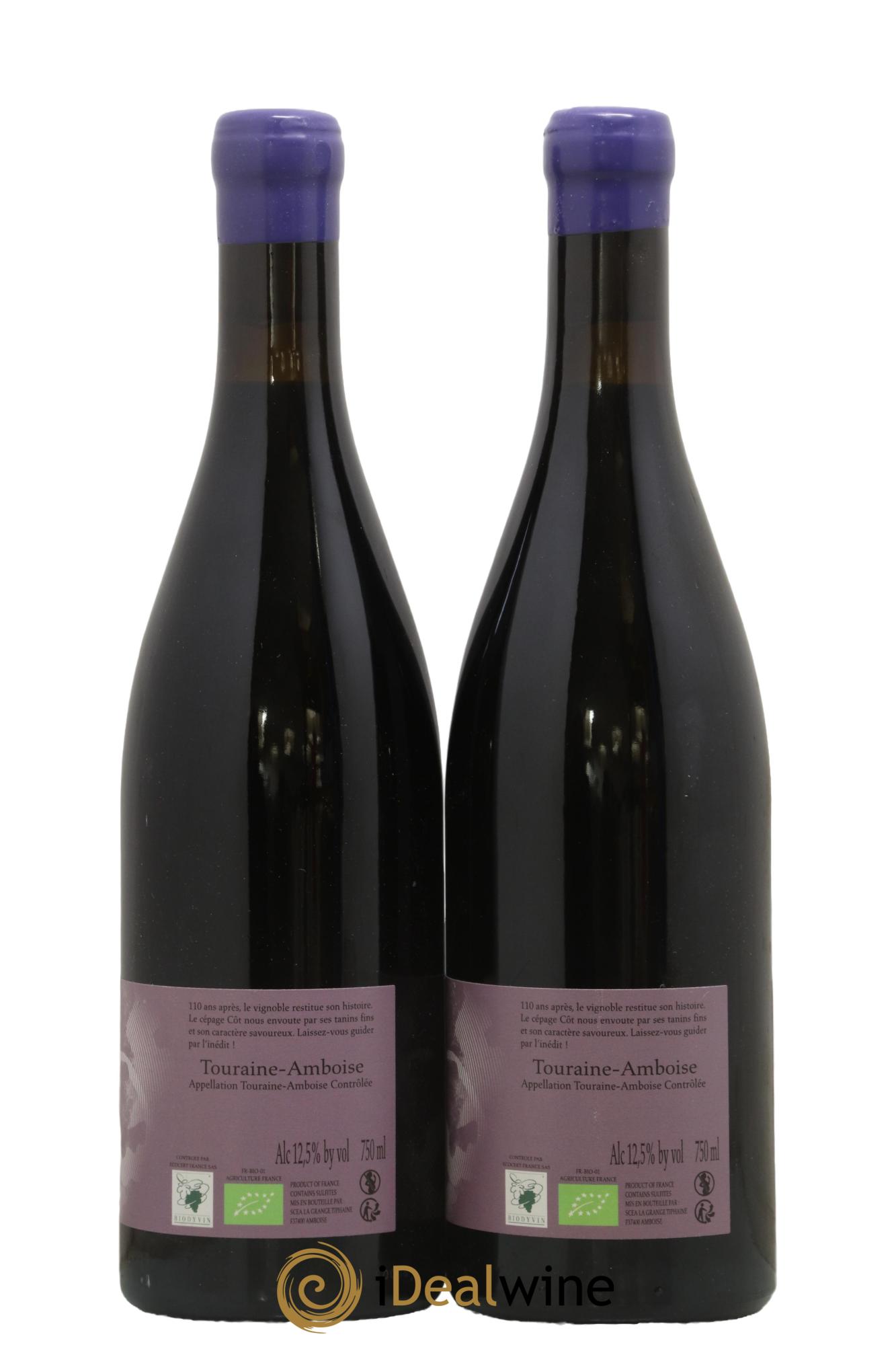 Touraine-Amboise Côt Vieilles Vignes La Grange Tiphaine 2022 - Lot de 2 bouteilles - 1