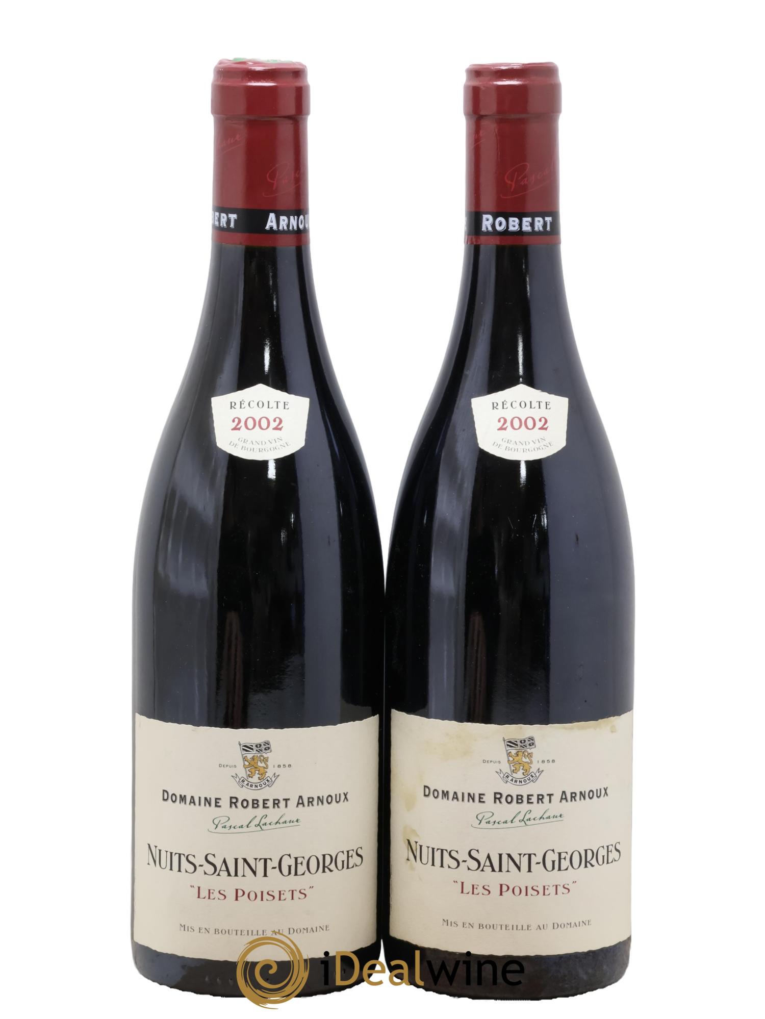 Nuits-Saint-Georges Les Poisets Arnoux-Lachaux (Domaine) 2002 - Lot of 2 bottles - 0
