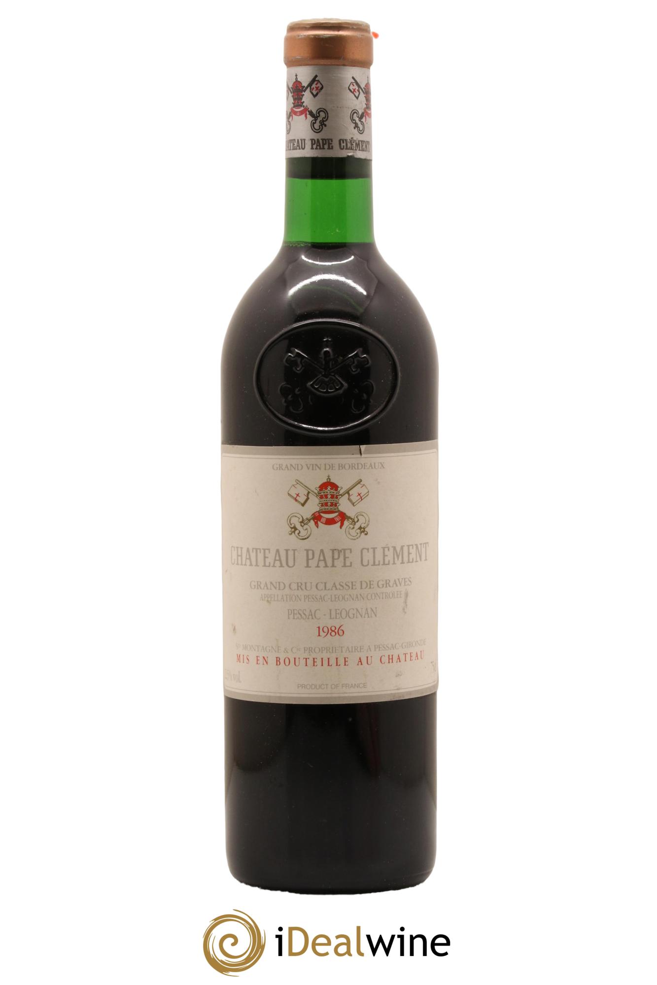 Château Pape Clément Cru Classé de Graves 1986 - Lot of 1 bottle - 0