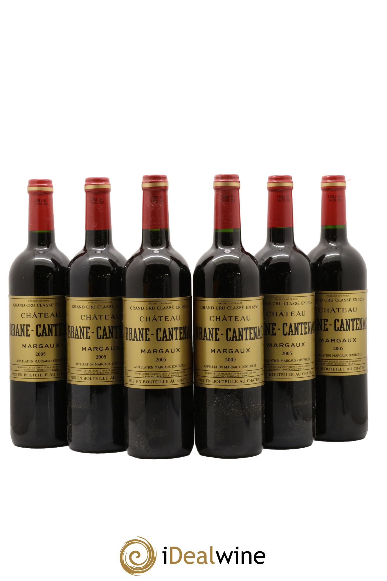 Château Brane Cantenac 2ème Grand Cru Classé 2005 - Posten von 6 Flaschen - 0