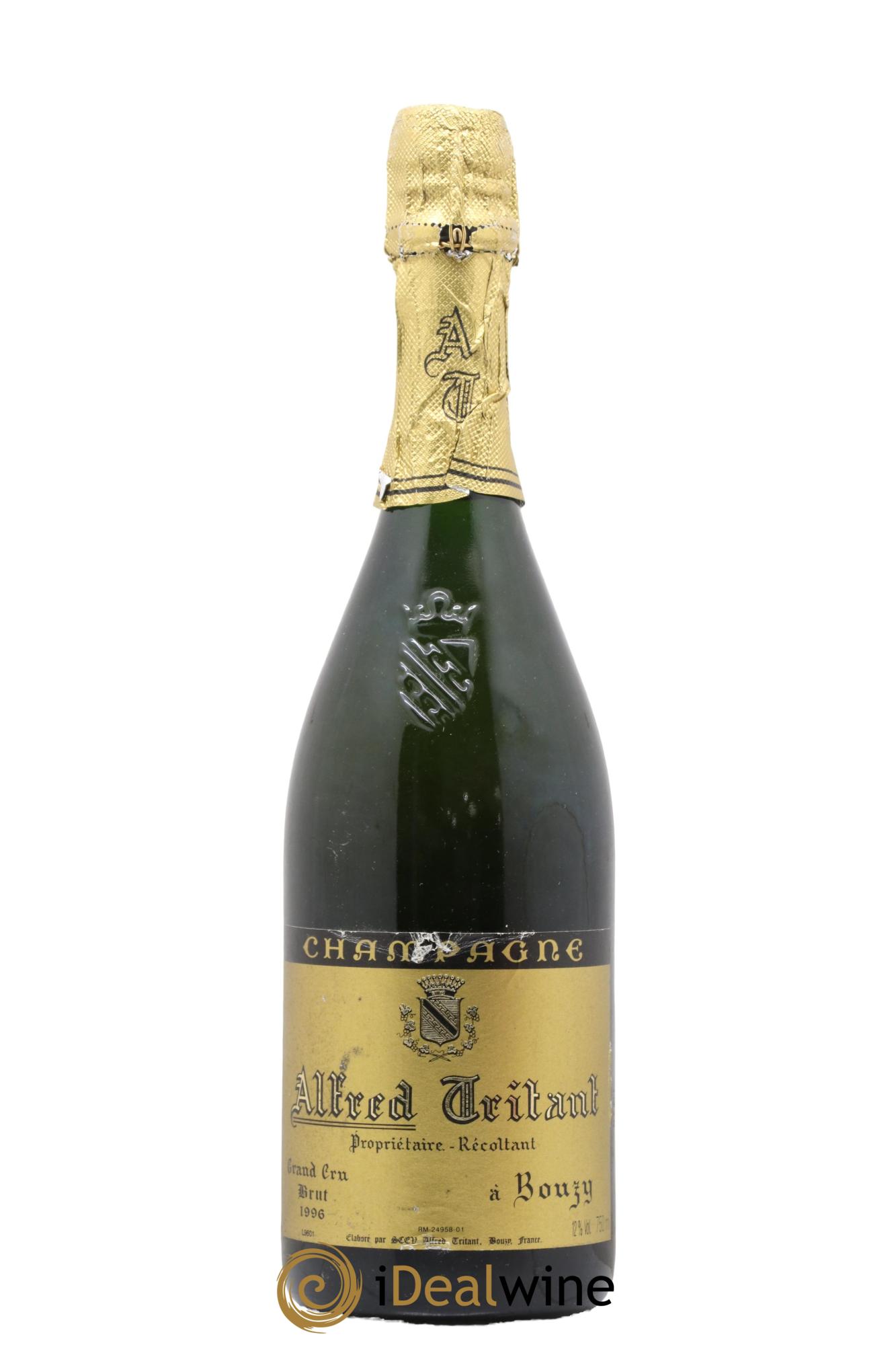 Champagne Grand Cru Maison Alfred Tritant 1996 - Lot de 1 bouteille - 0