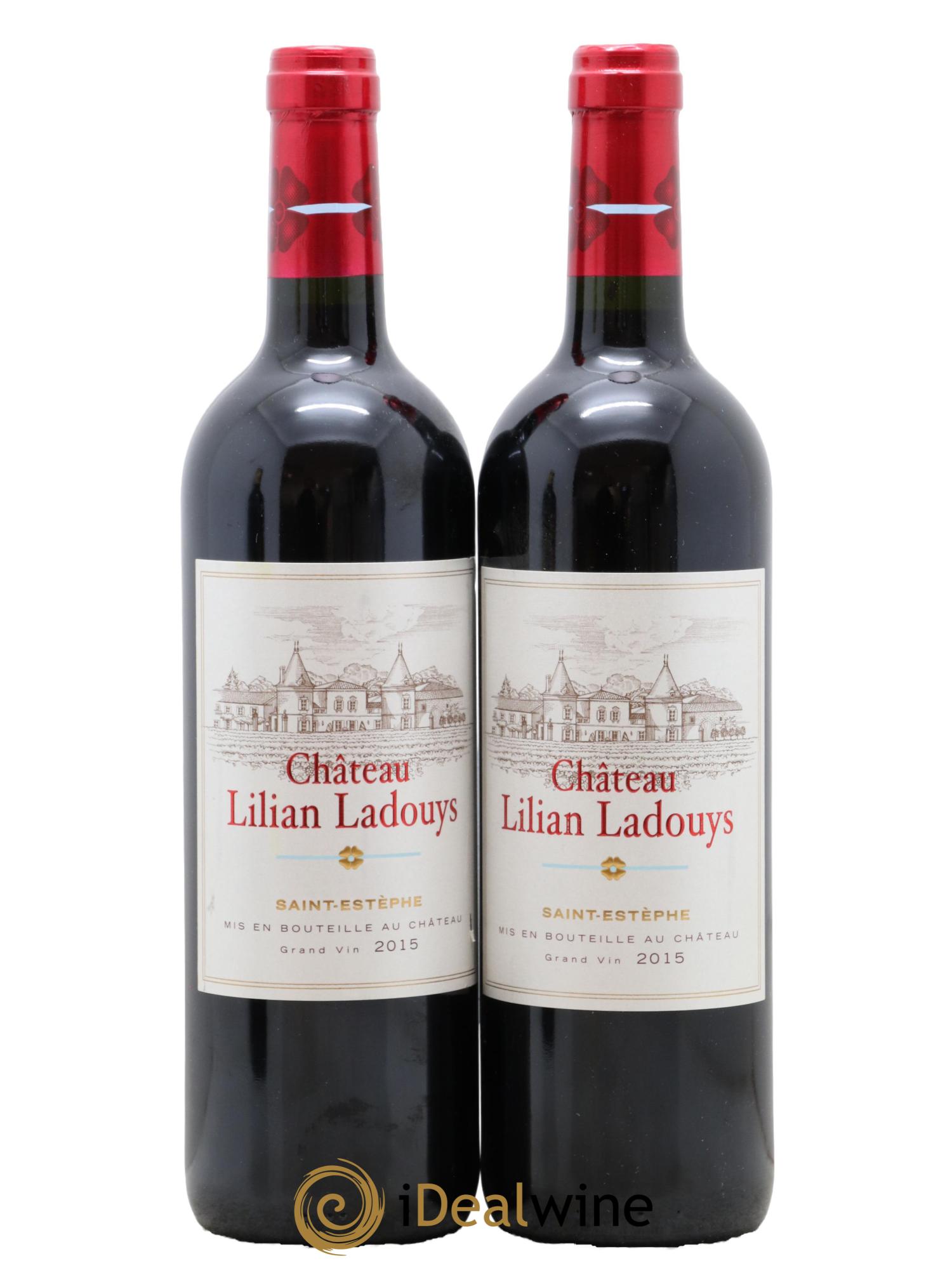 Château Lilian Ladouys Cru Bourgeois 2015 - Lot de 2 bouteilles - 0