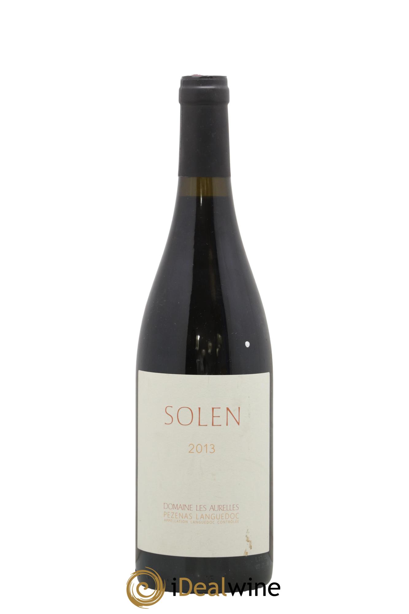 Languedoc Pézenas Solen Domaine les Aurelles 2013 - Lot de 1 bouteille - 0