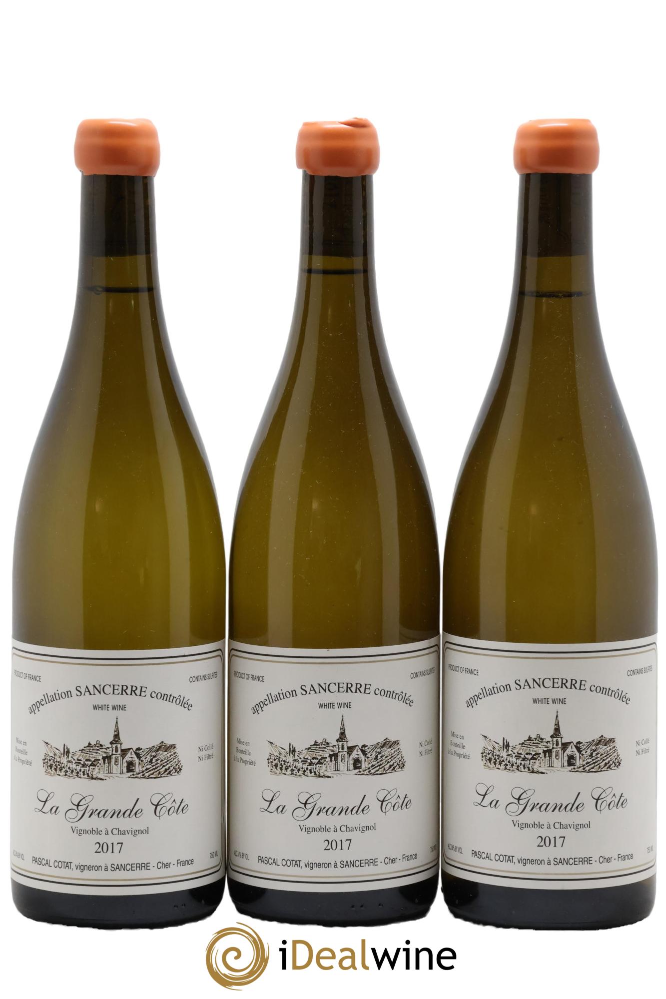 Sancerre La Grande Côte Pascal Cotat 2017 - Lot de 3 bouteilles - 0