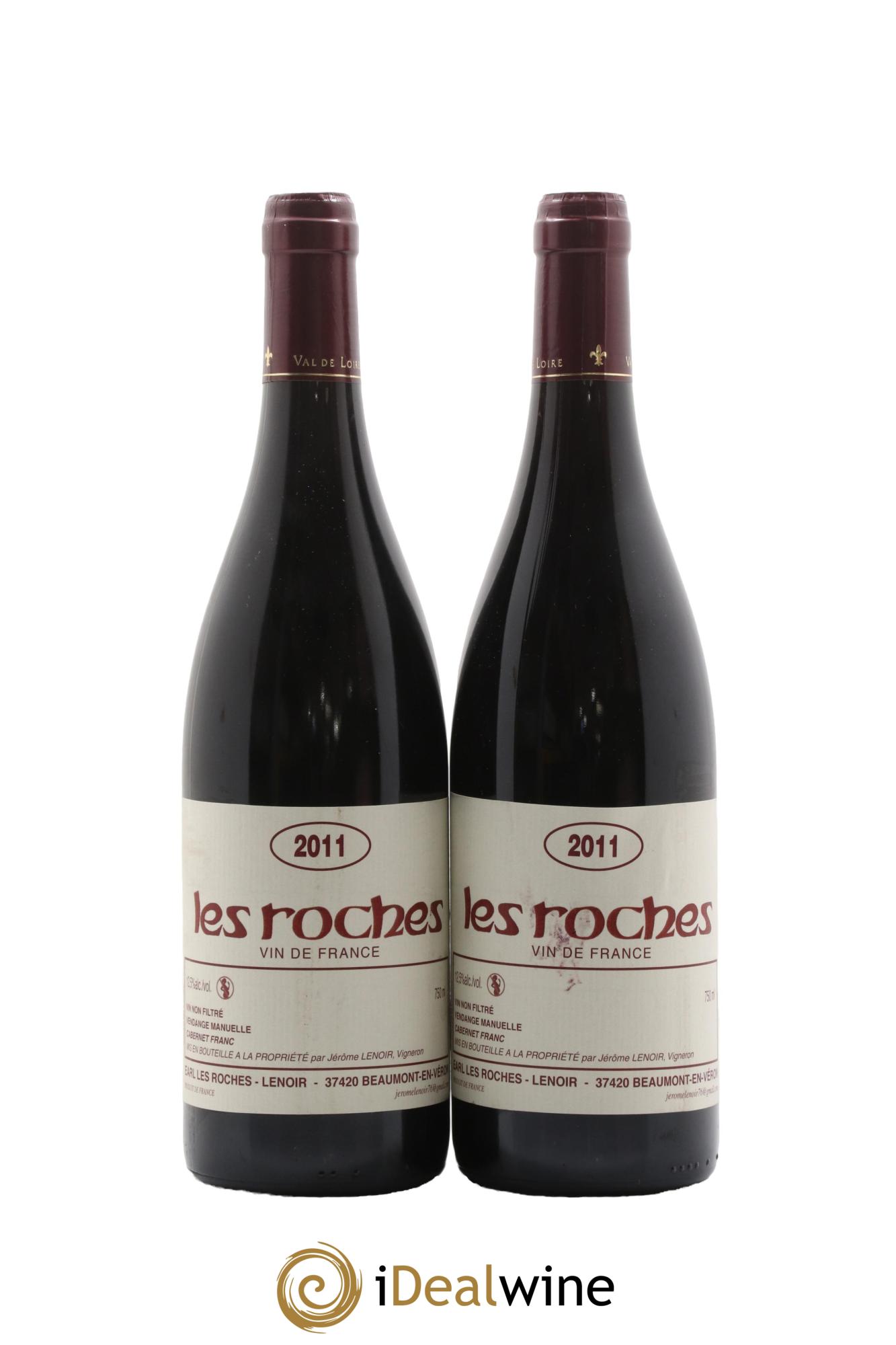 Vin de France Les Roches Lenoir (Domaine) 2011 - Lot de 2 bouteilles - 0