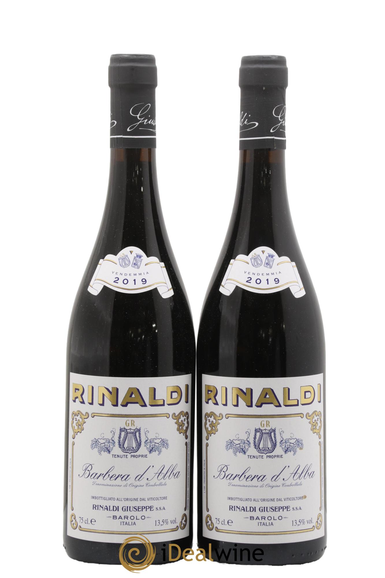 Barbera d'Alba Giuseppe Rinaldi 2019 - Lotto di 2 bottiglie - 0