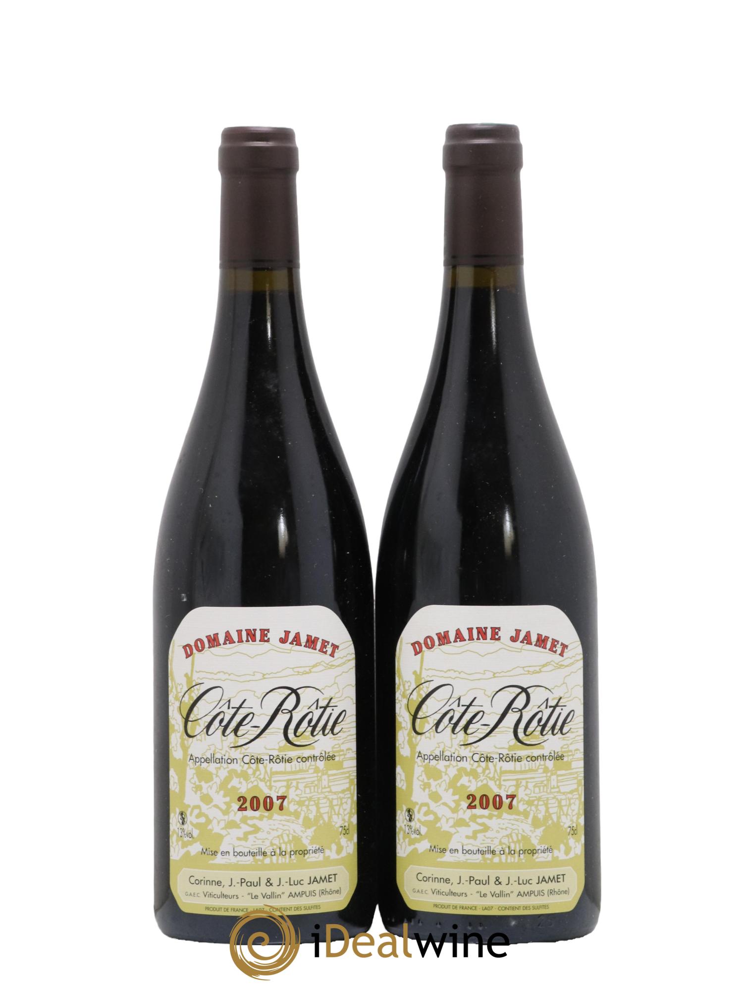 Côte-Rôtie Jamet (Domaine) 2007 - Posten von 2 Flaschen - 0