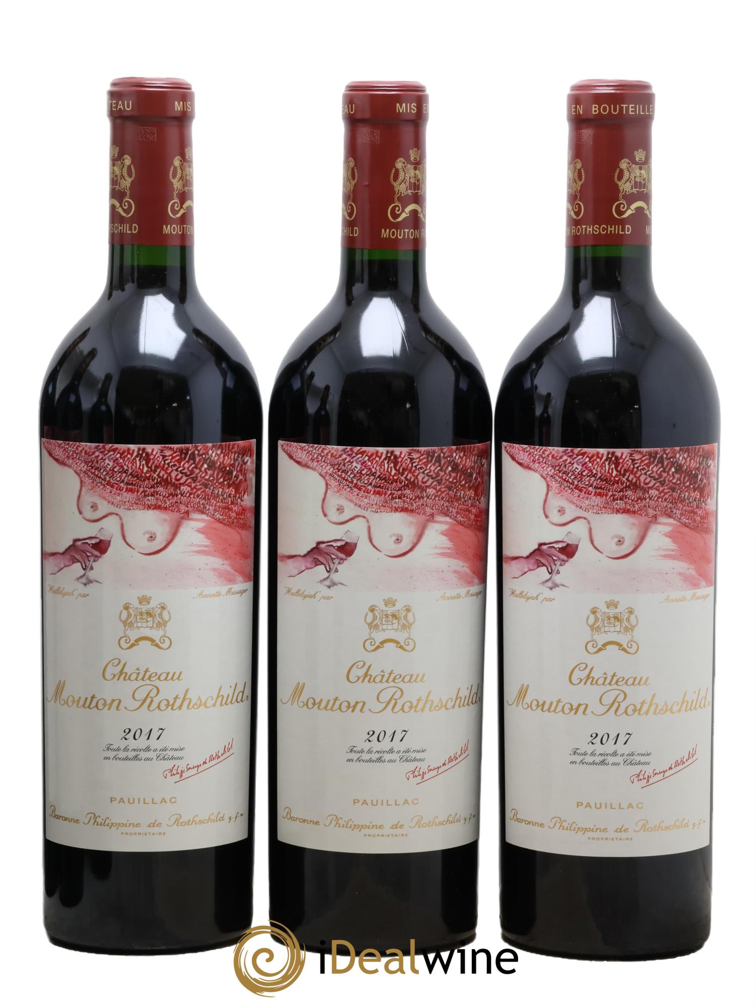 Château Mouton Rothschild 1er Grand Cru Classé 2017 - Lot of 6 bottles - 1