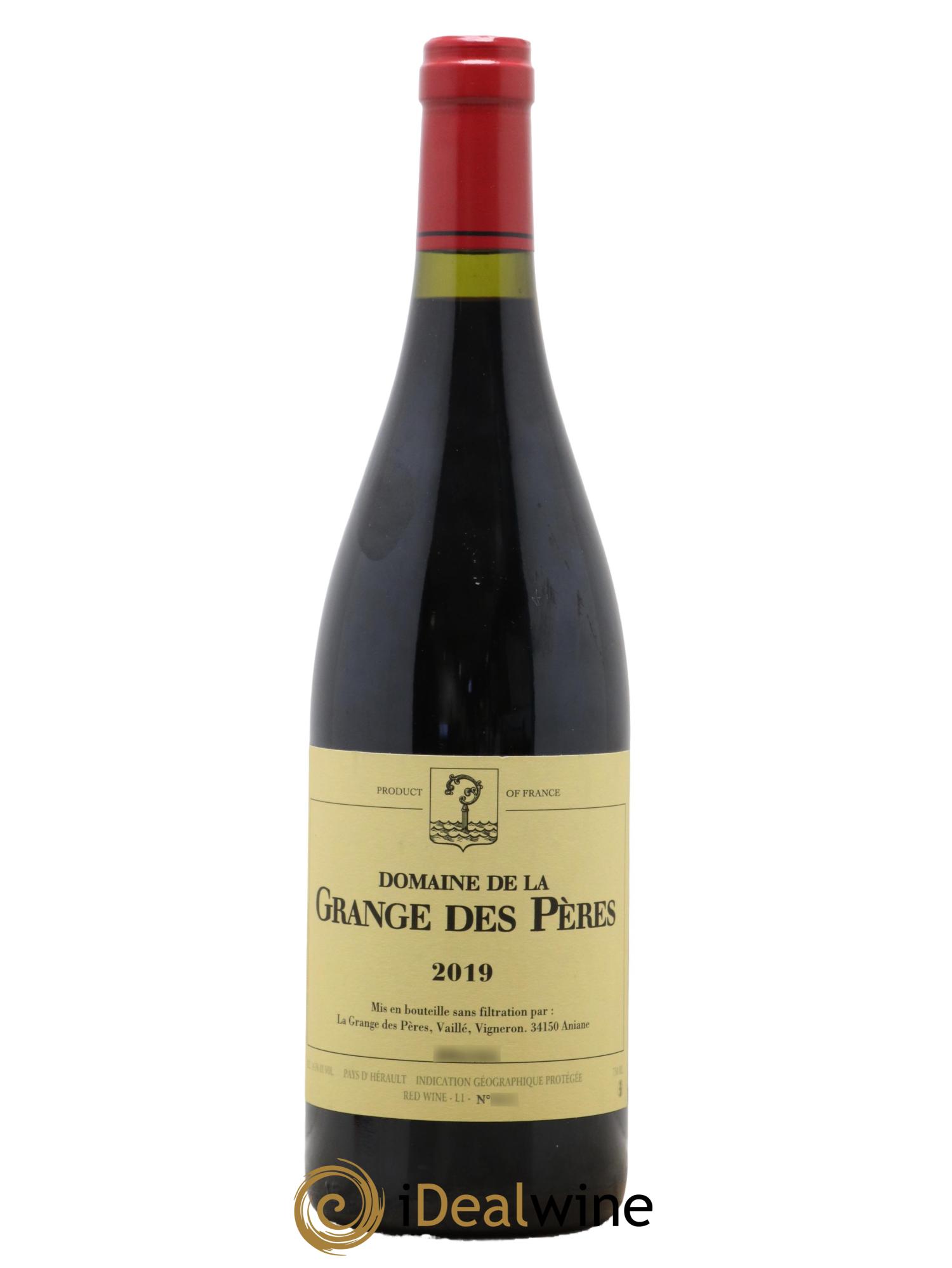 IGP Pays d'Hérault Grange des Pères Laurent Vaillé 2019 - Lot de 1 bouteille - 0