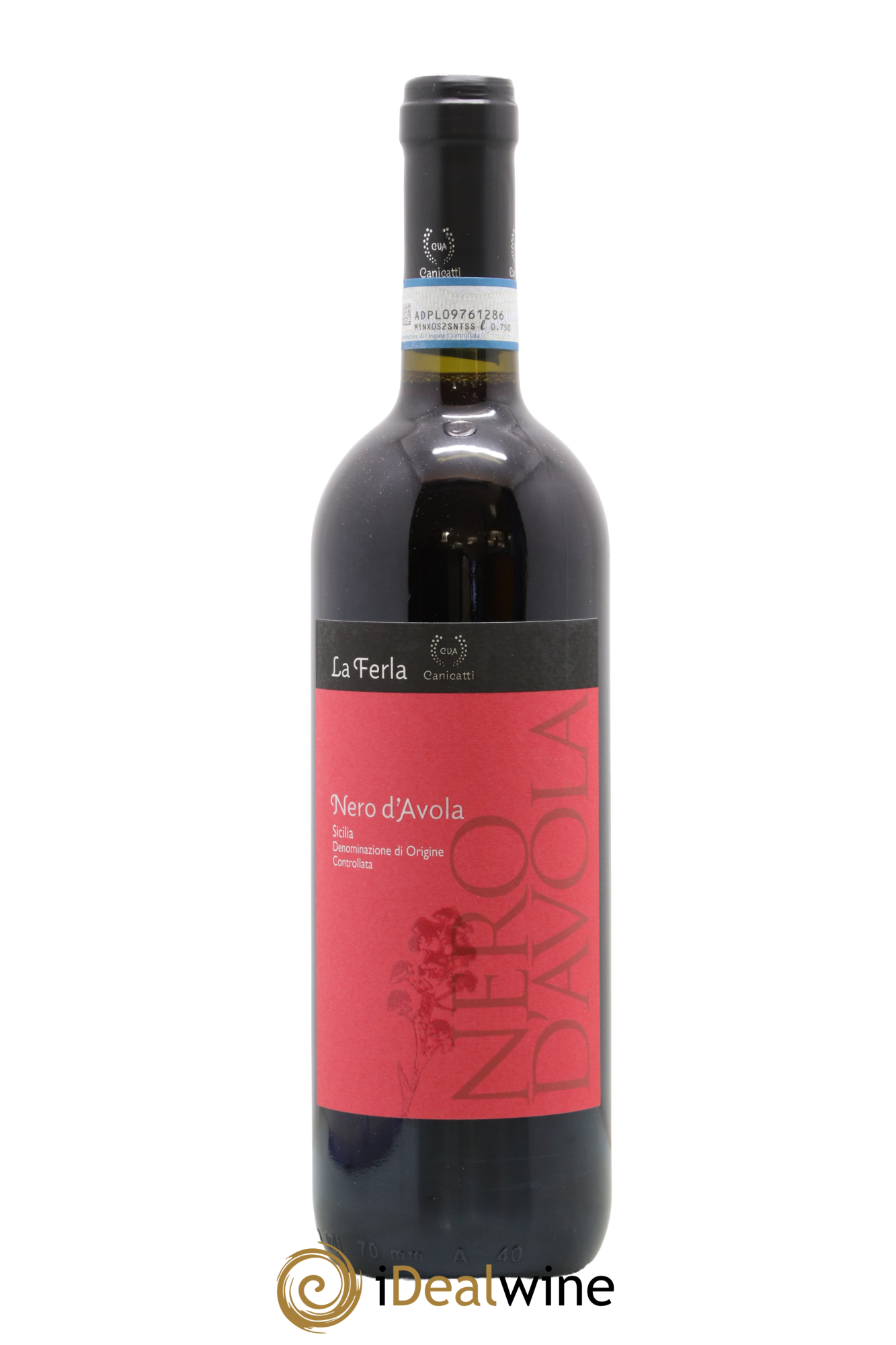 Italie Nero d'Avola La Ferla Canicatti 2023 - Lot de 1 bouteille - 0