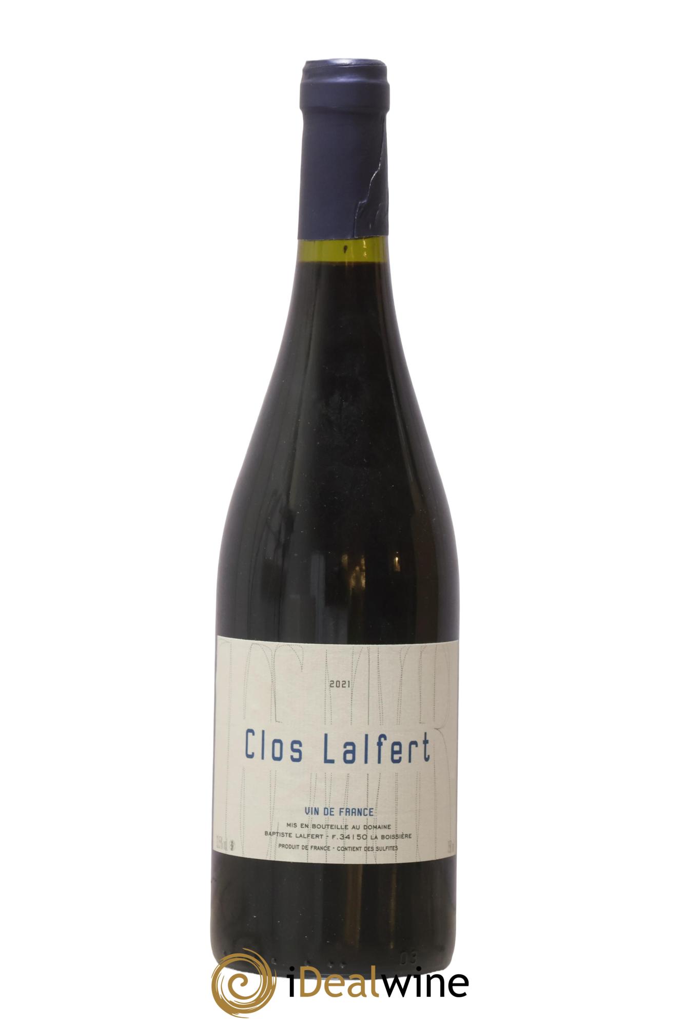 Vin de France Clos Lalfert - Baptiste Lalfert 2021 - Lot of 1 bottle - 0
