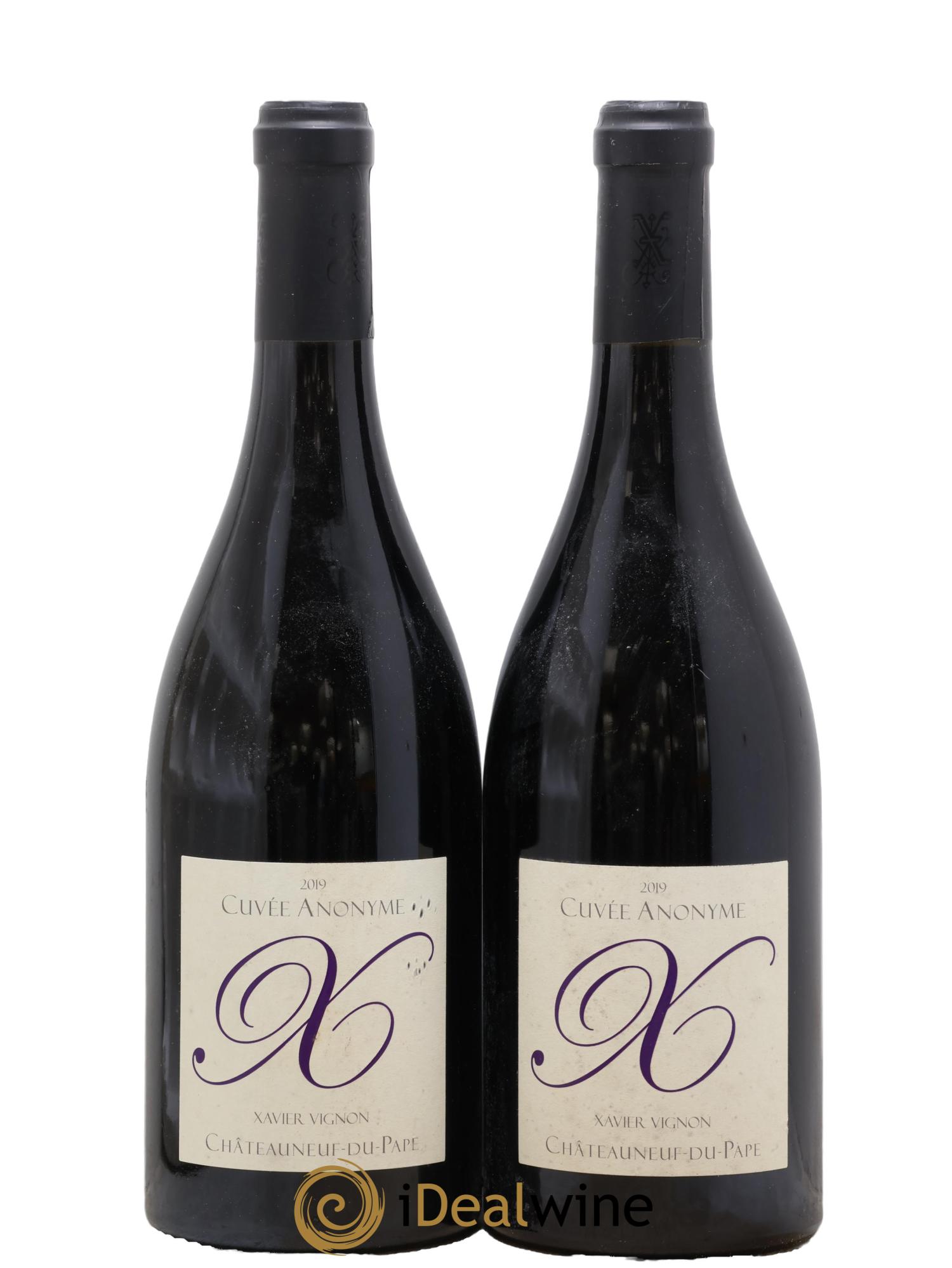 Châteauneuf-du-Pape cuvée Anonyme Xavier Vignon 2019 - Lot of 2 bottles - 0
