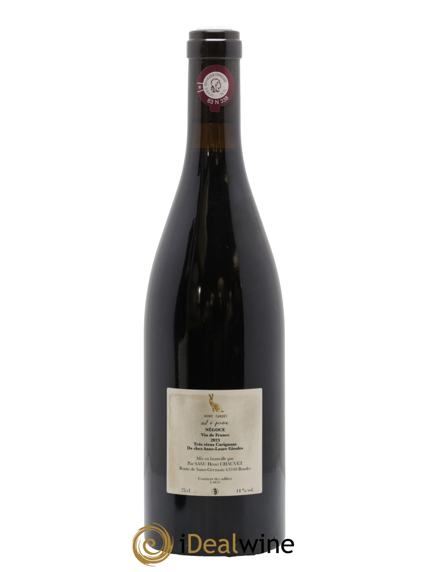 Vin de France Ciel à Perdre Henri Chauvet 2023 - Lot of 1 bottle - 1