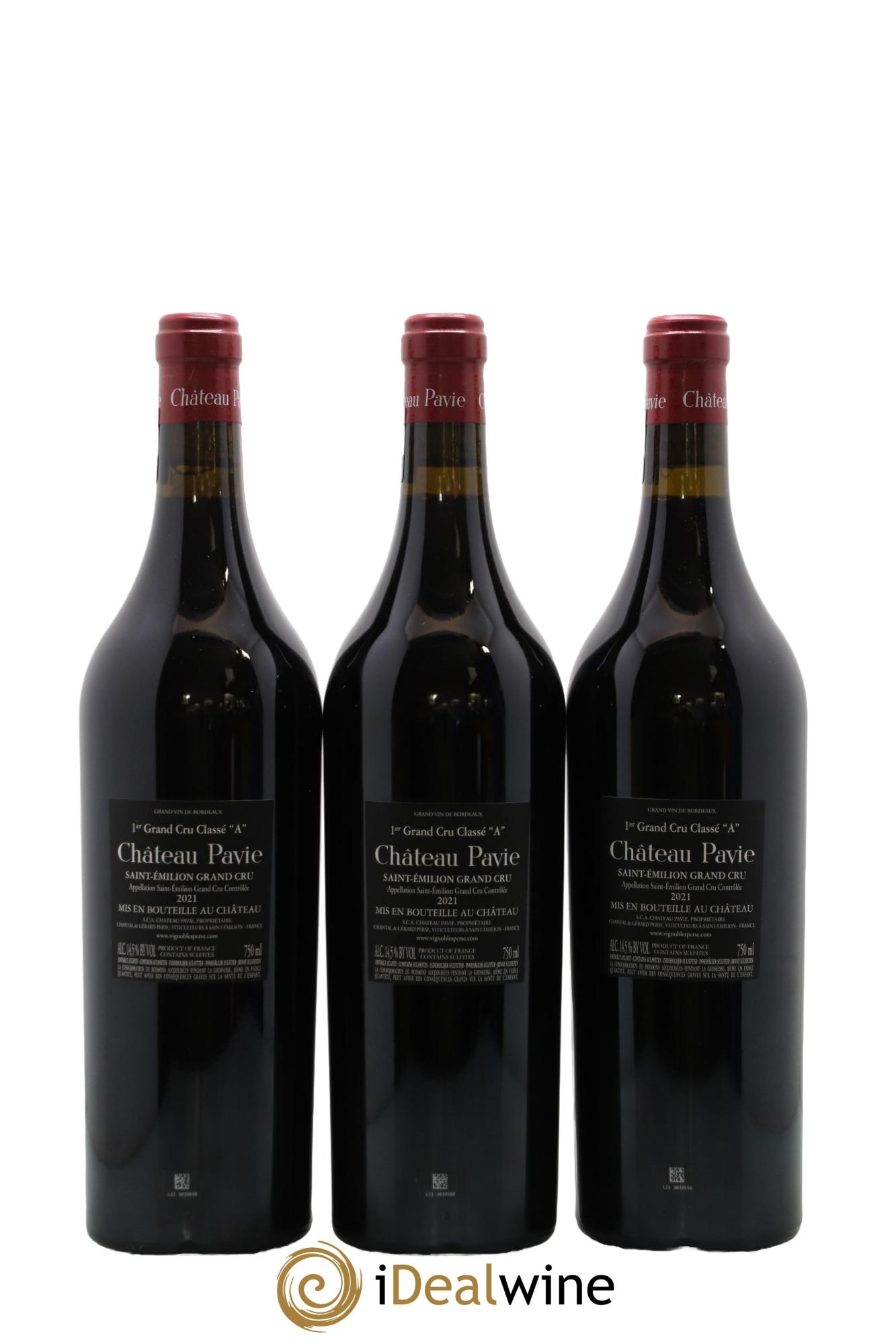 Château Pavie 1er Grand Cru Classé A 2021 - Posten von 6 Flaschen - 3
