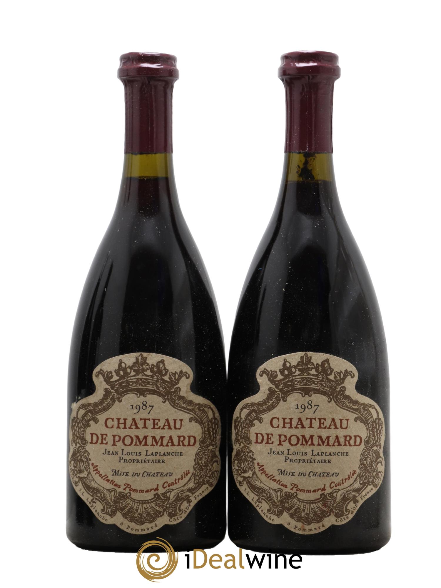 Pommard Château de Pommard 1987 - Lot de 2 bouteilles - 0