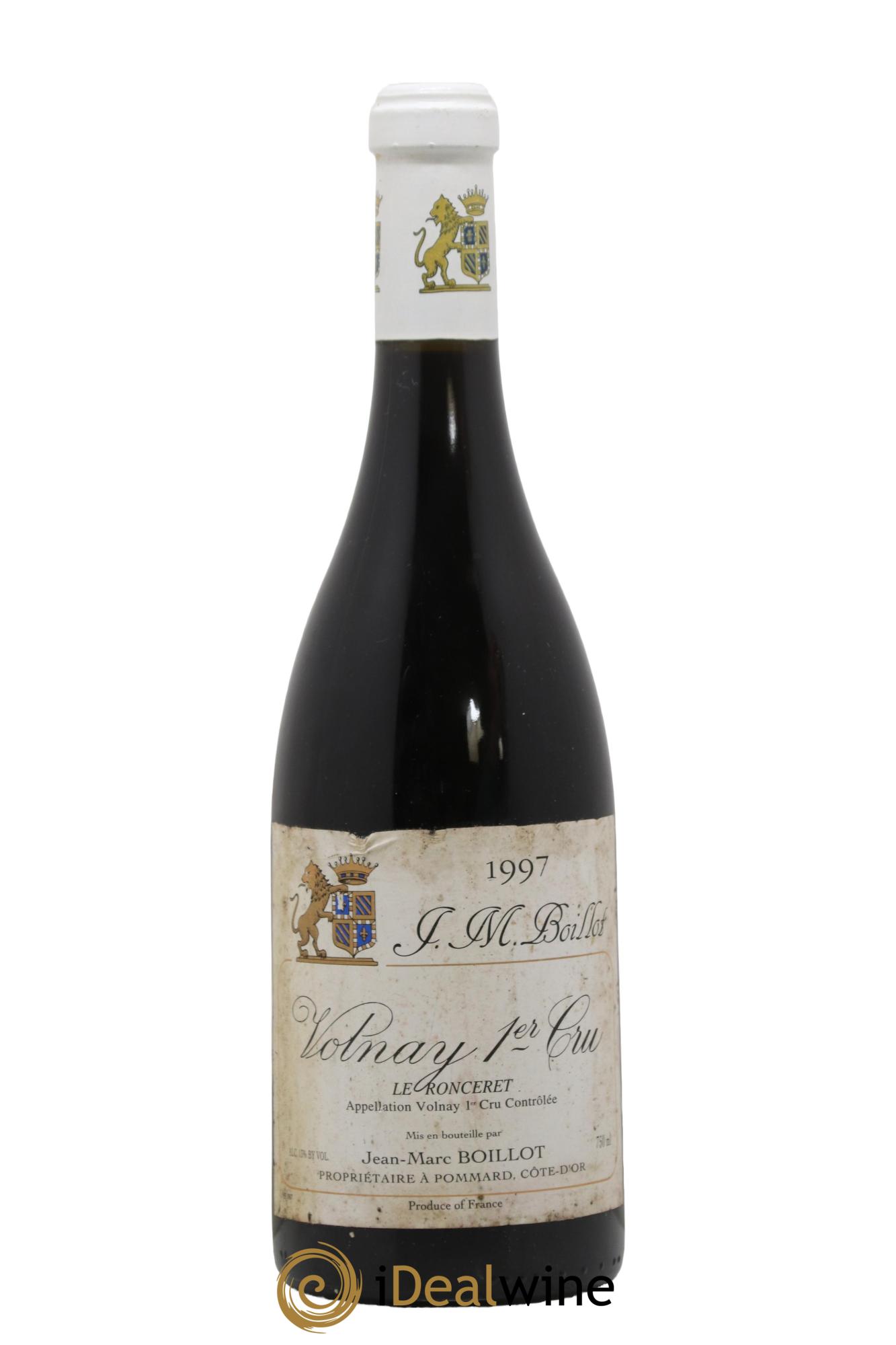 Volnay 1er Cru Le Ronceret Jean-Marc Boillot 1997 - Lot de 1 bouteille - 0