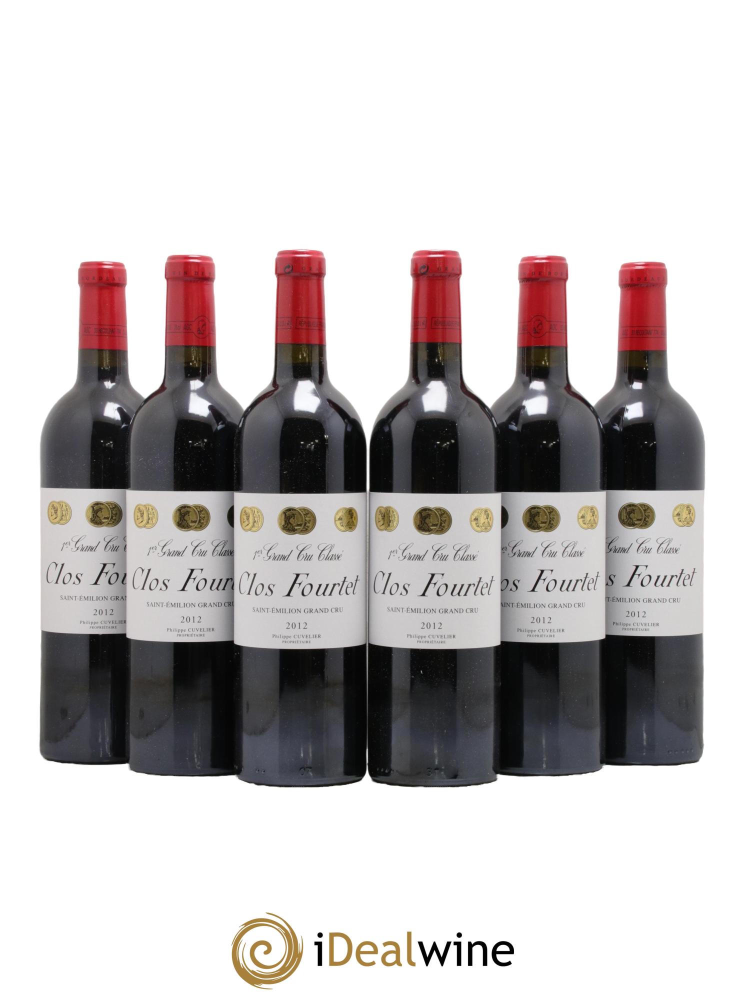Clos Fourtet 1er Grand Cru Classé B  2012 - Posten von 6 Flaschen - 0