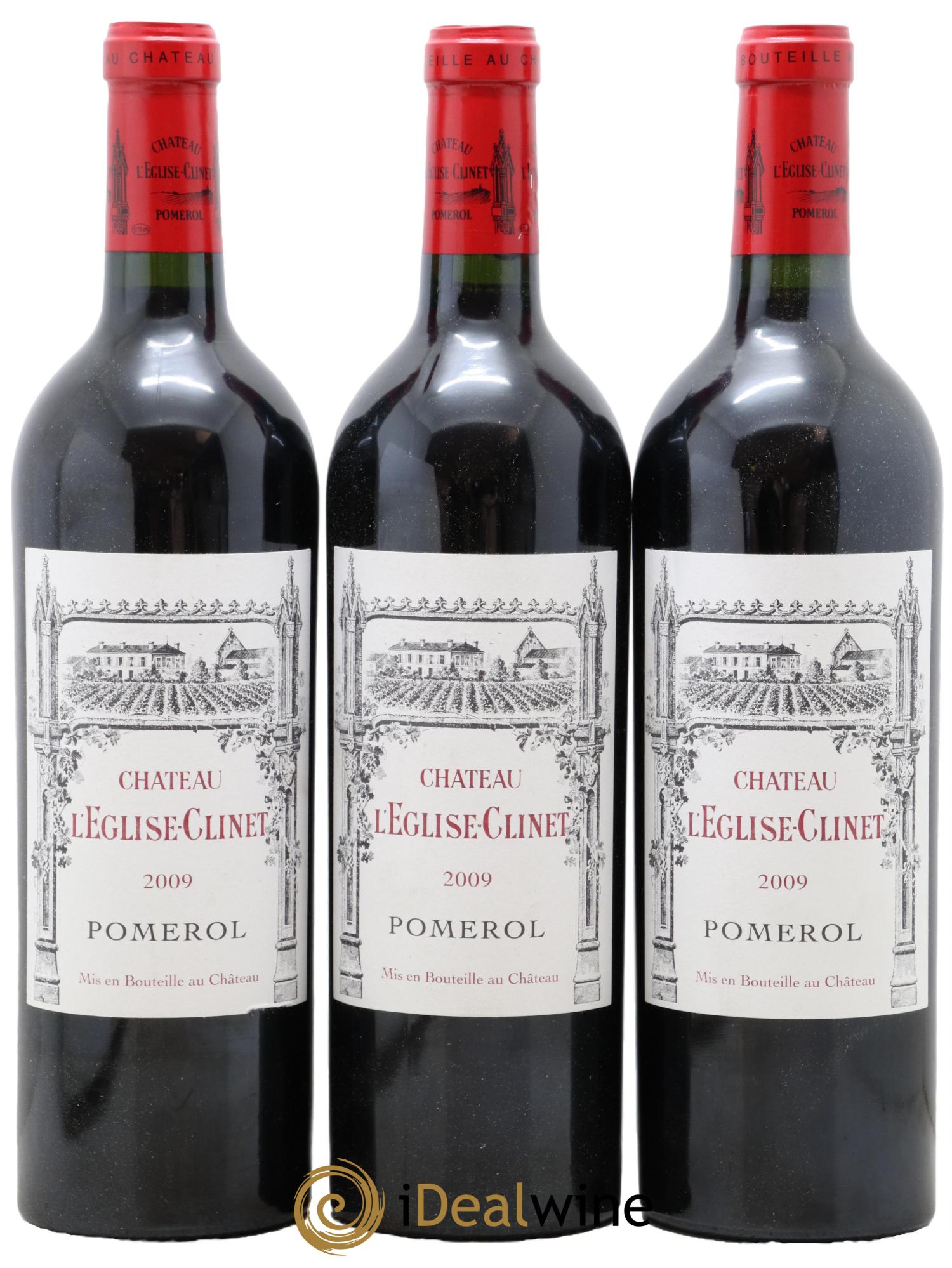 Château l' Église Clinet 2009 - Lot de 3 bouteilles - 0