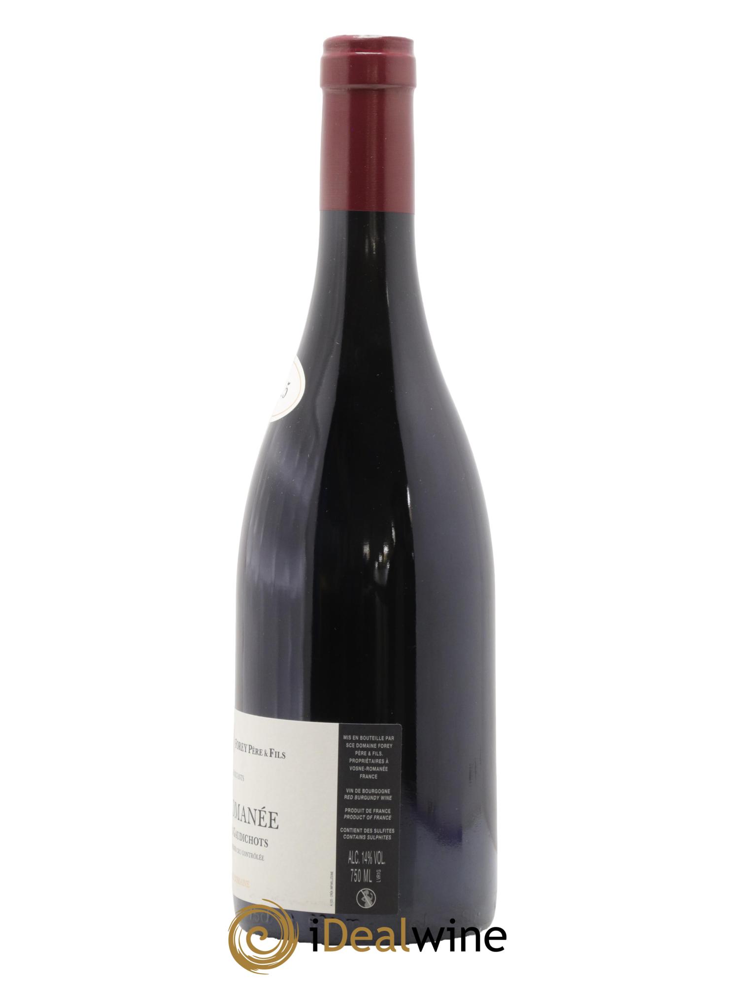 Vosne-Romanée 1er Cru Les Gaudichots Forey Père et Fils (Domaine) 2015 - Lot de 1 bouteille - 1