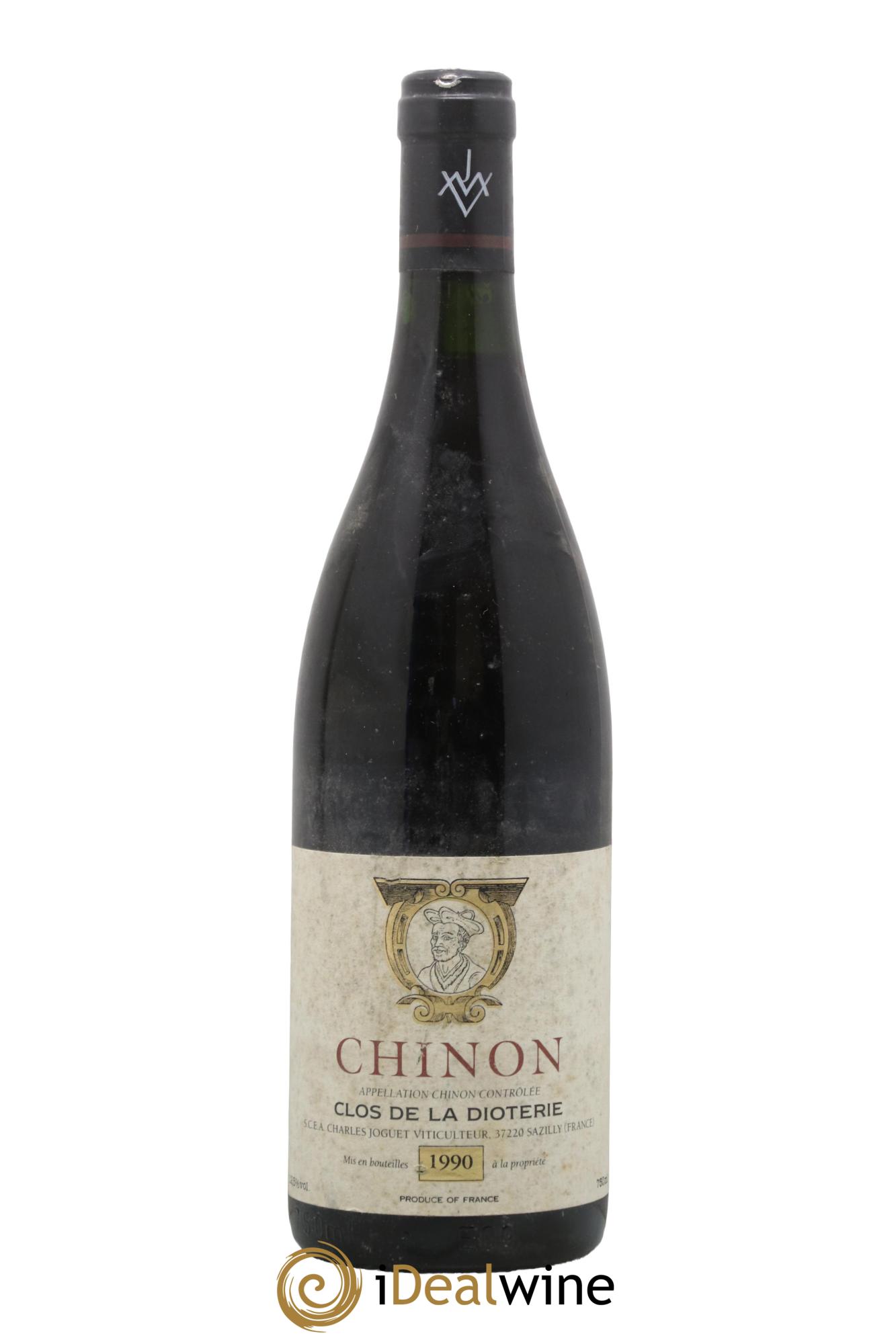 Chinon Clos de La Dioterie Charles Joguet 1990 - Posten von 1 Flasche - 0