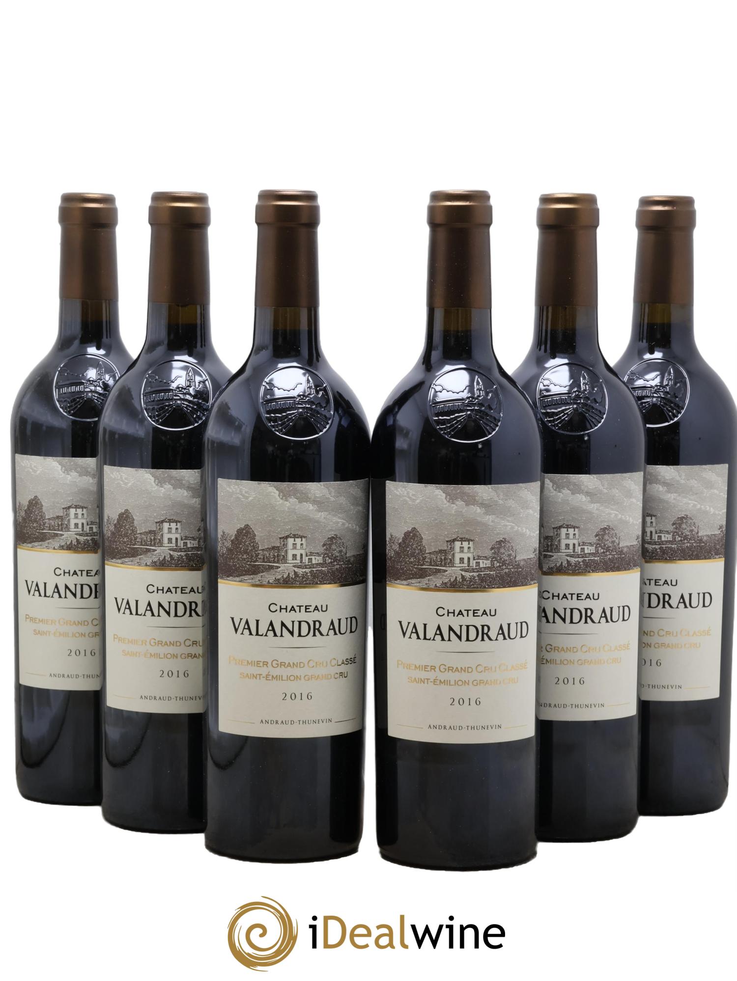 Château de Valandraud 1er Grand Cru Classé B depuis 2012 2016 - Lotto di 6 bottiglie - 0