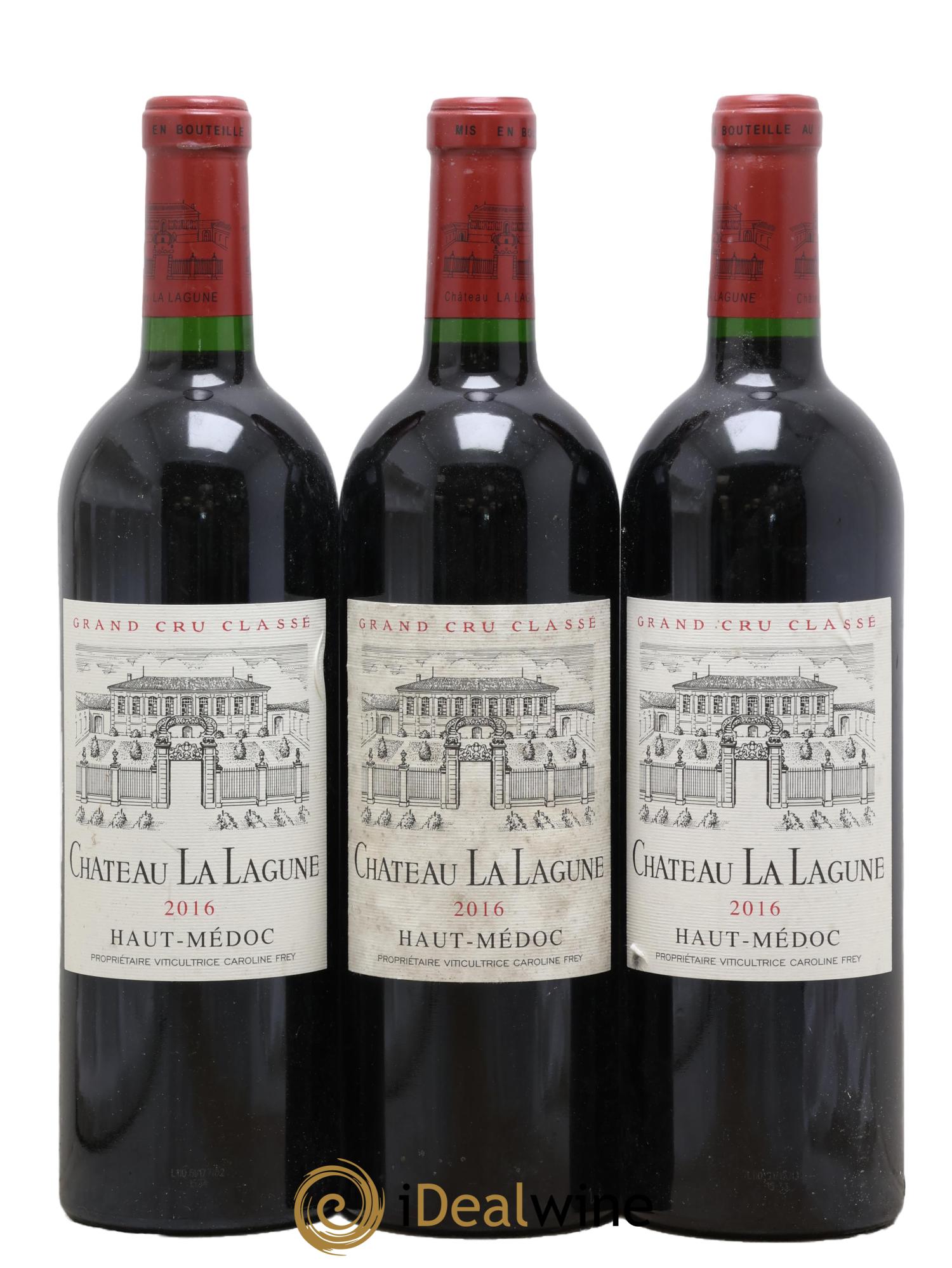 Château la Lagune 3ème Grand Cru Classé 2016 - Lot of 3 bottles - 0