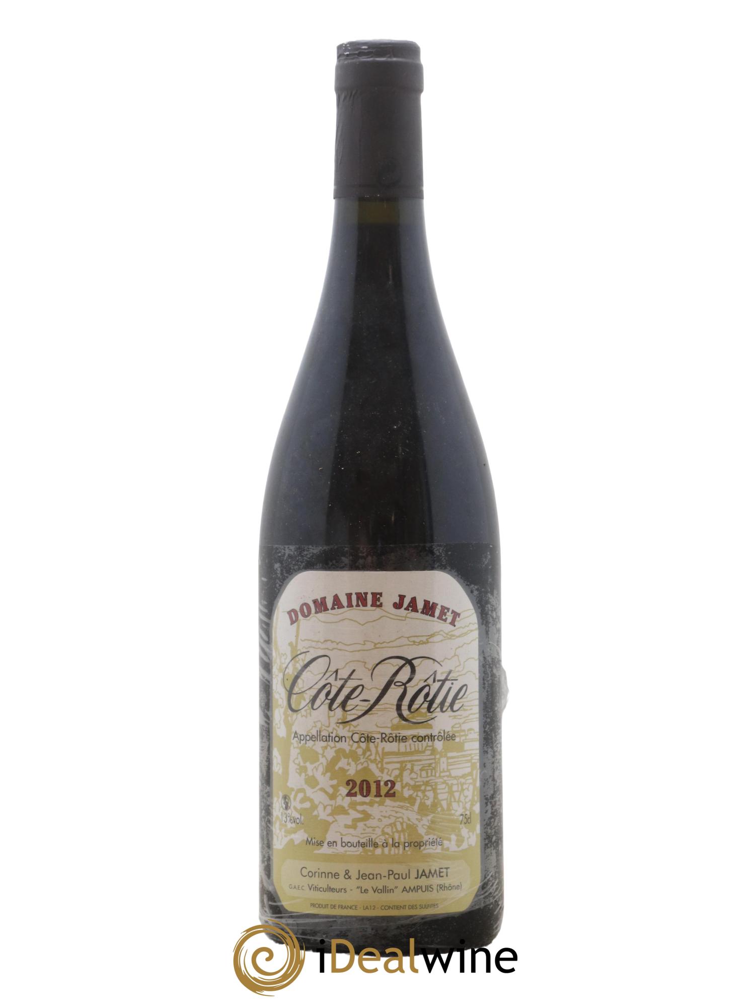 Côte-Rôtie Jamet (Domaine) 2012 - Lot de 1 bouteille - 0