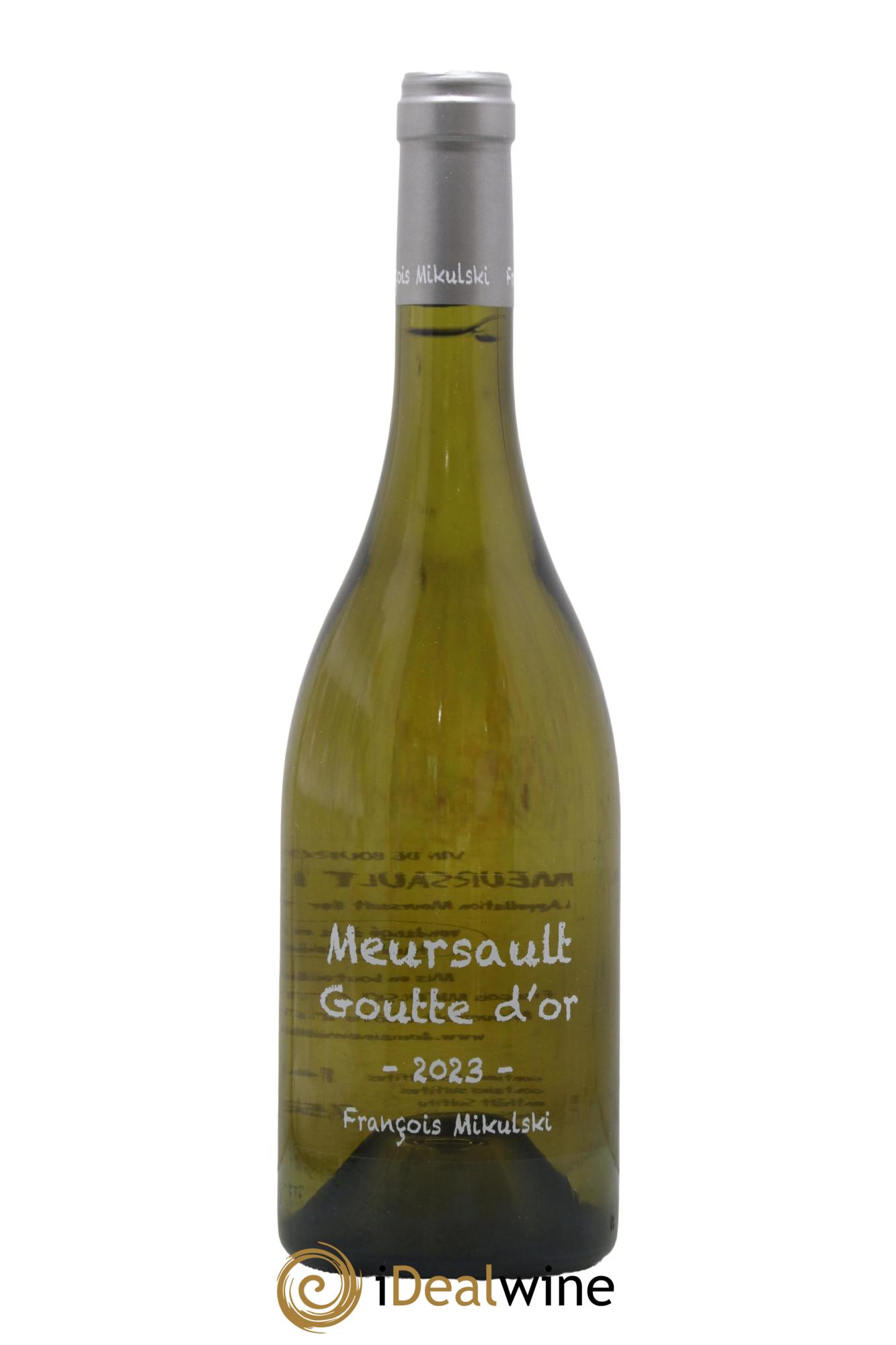 Meursault 1er Cru Goutte d'Or François Mikulski 2023 - Lot of 1 bottle - 0