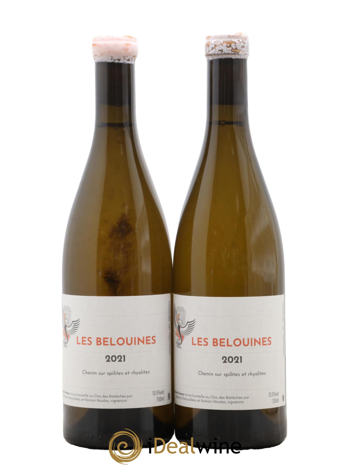 Vin de France Clos des Bretèches Les Belouines 2021 - Lot de 2 bouteilles - 0
