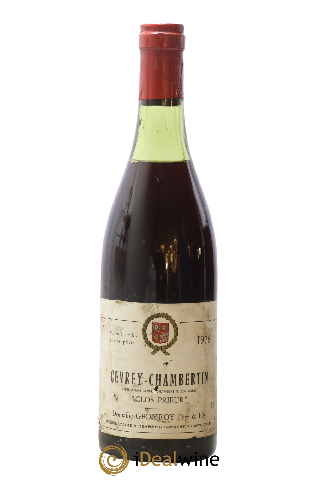 Gevrey-Chambertin Clos Prieur Geoffroy Père et Fils 1978 - Lot de 1 bouteille - 0