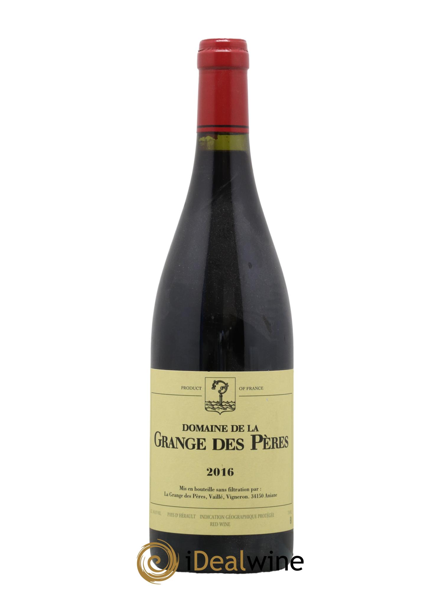 Pays d'Hérault Grange des Pères Laurent Vaillé 2016 - Lot de 1 bouteille - 0
