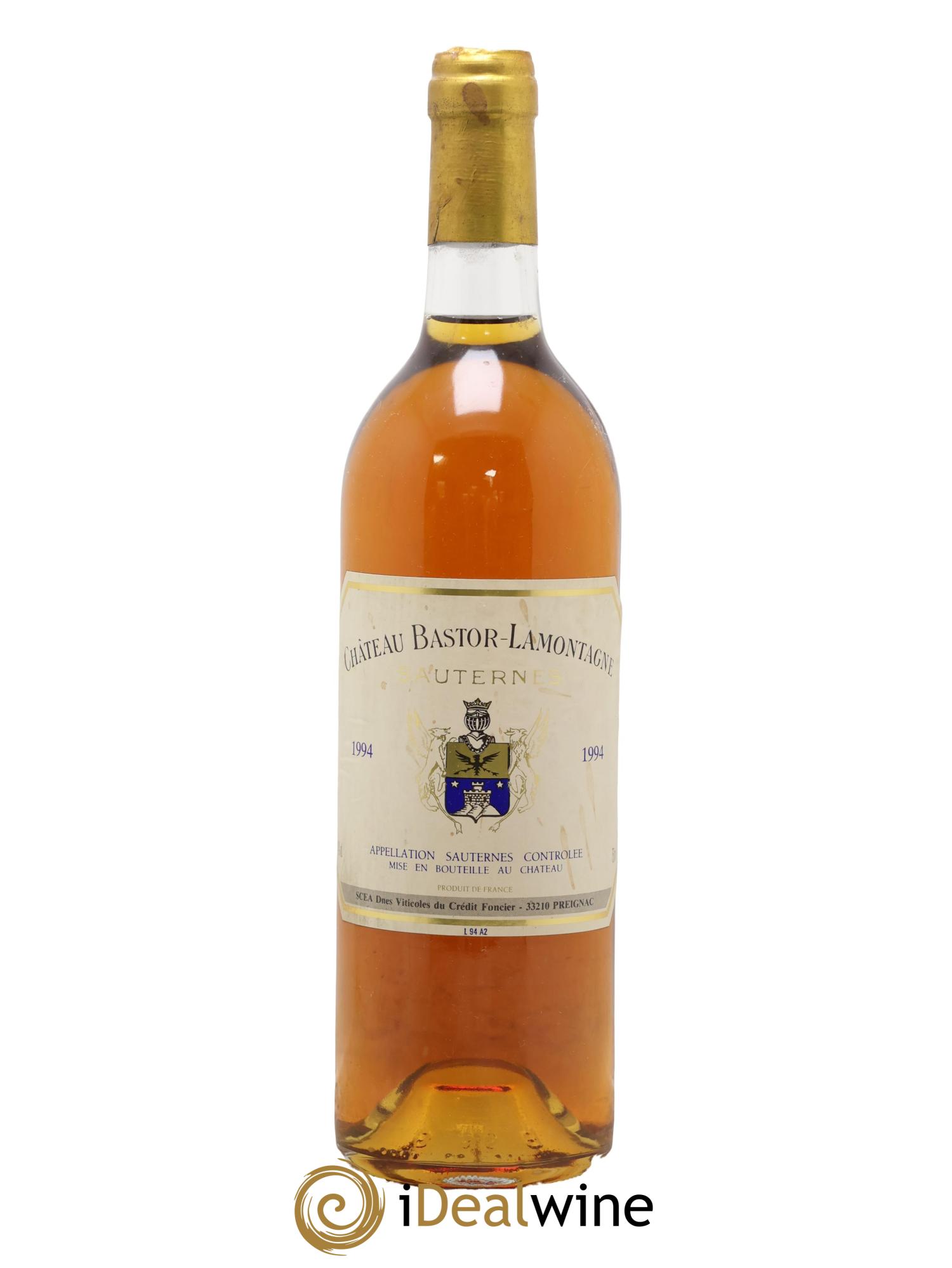 Château Bastor Lamontagne 1994 - Lot of 1 bottle - 0