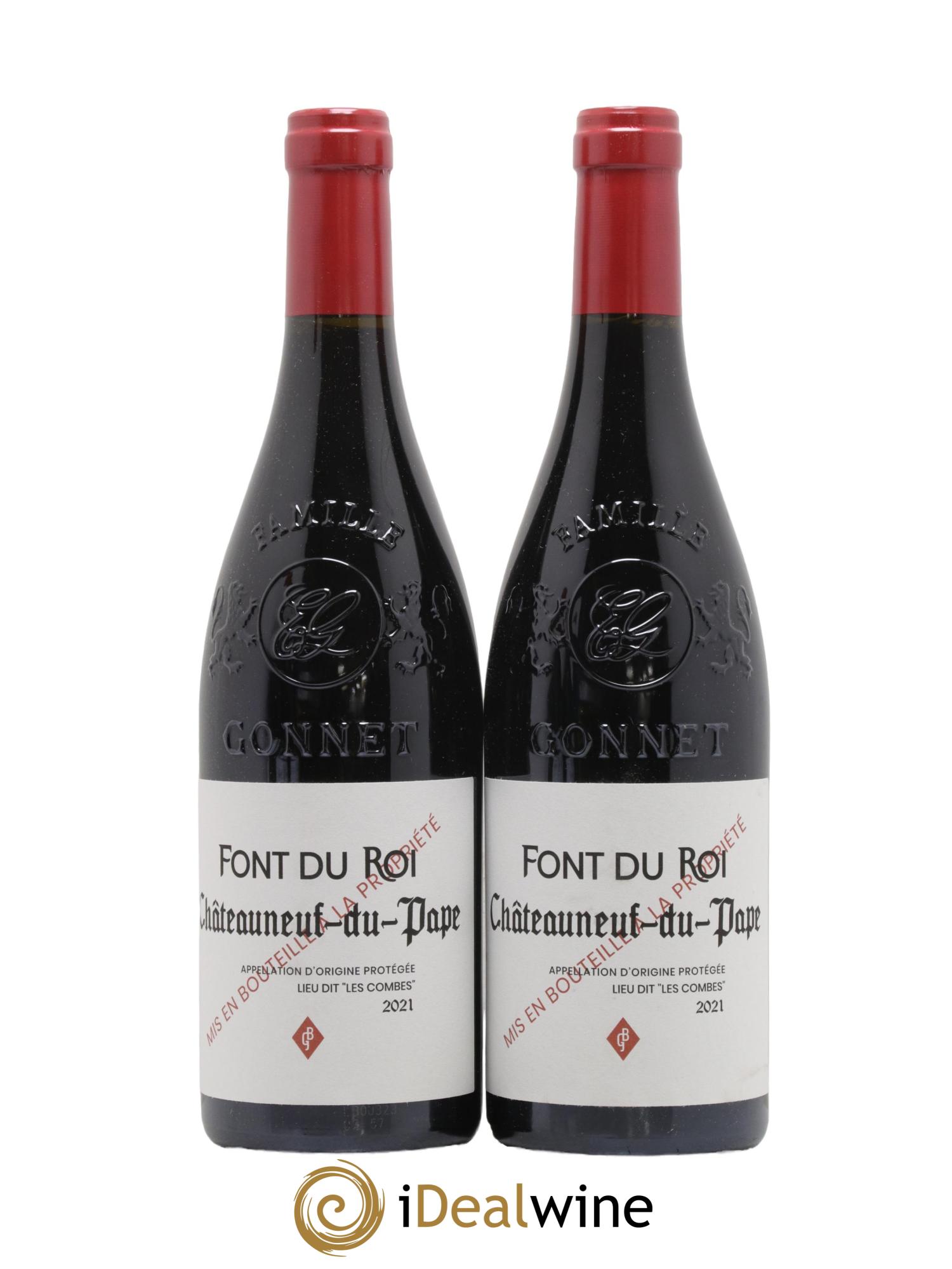 Châteauneuf-du-Pape Domaine Font Roi Les Combes 2021 - Lot de 2 bouteilles - 0