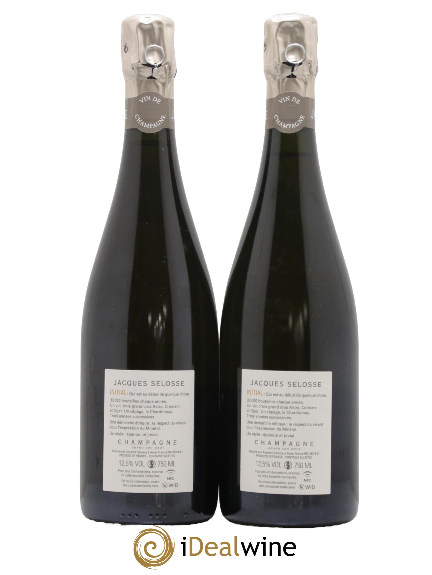 Initial Brut Jacques Selosse - Lot de 2 bouteilles - 1