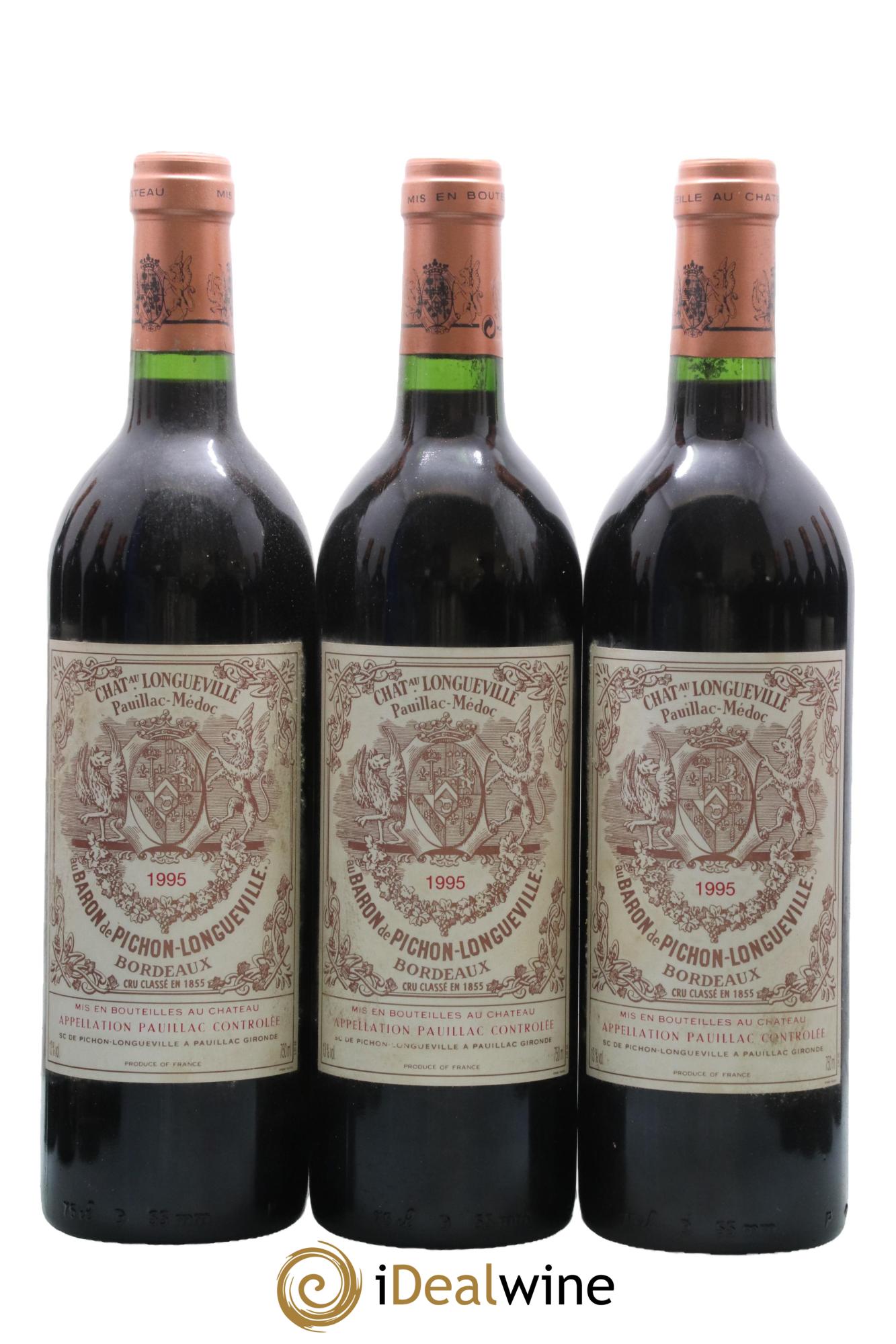 Pichon Longueville Baron 2ème Grand Cru Classé 1995 - Lot of 12 bottles - 1