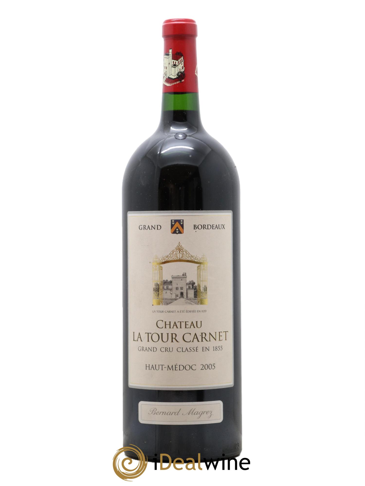 Château la Tour Carnet 4ème Grand Cru Classé 2005 - Lot de 1 magnum - 0