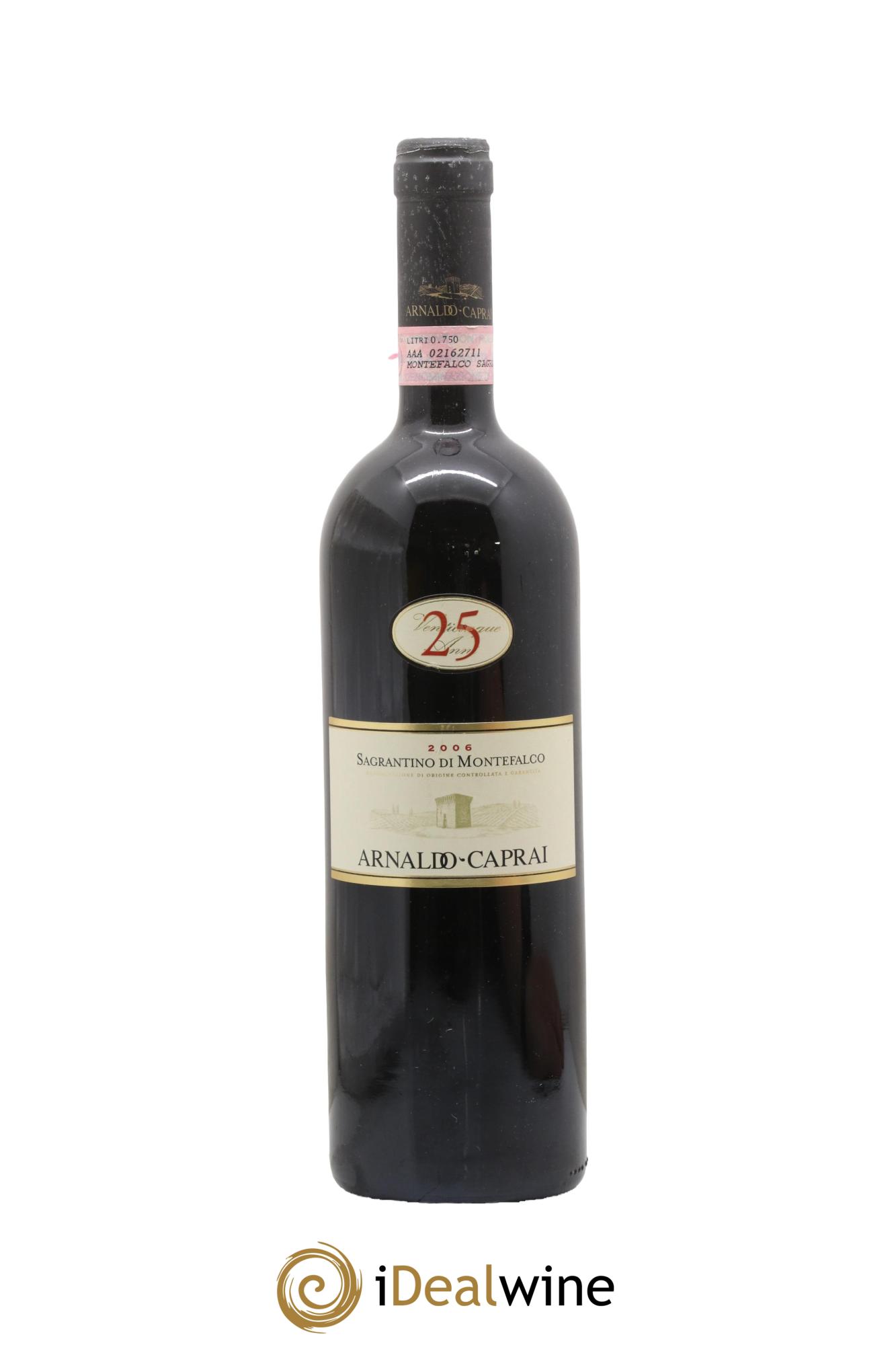 Sagrantino di Montefalco DOC 25 anni Arnaldo Caprai 2006 - Lotto di 1 bottiglia - 0