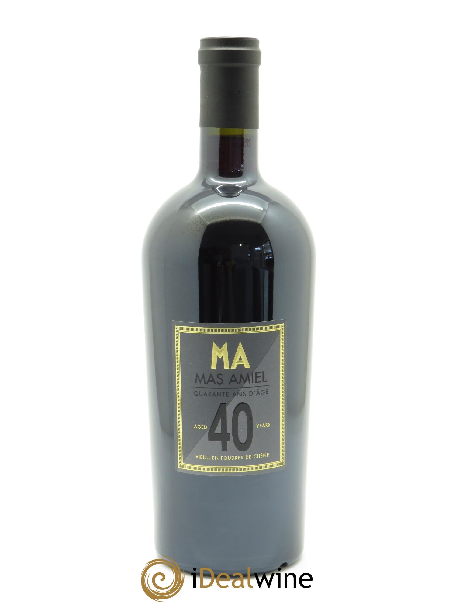 Maury Mas Amiel 40 ans d'âge  - Lot de 1 bouteille - 0