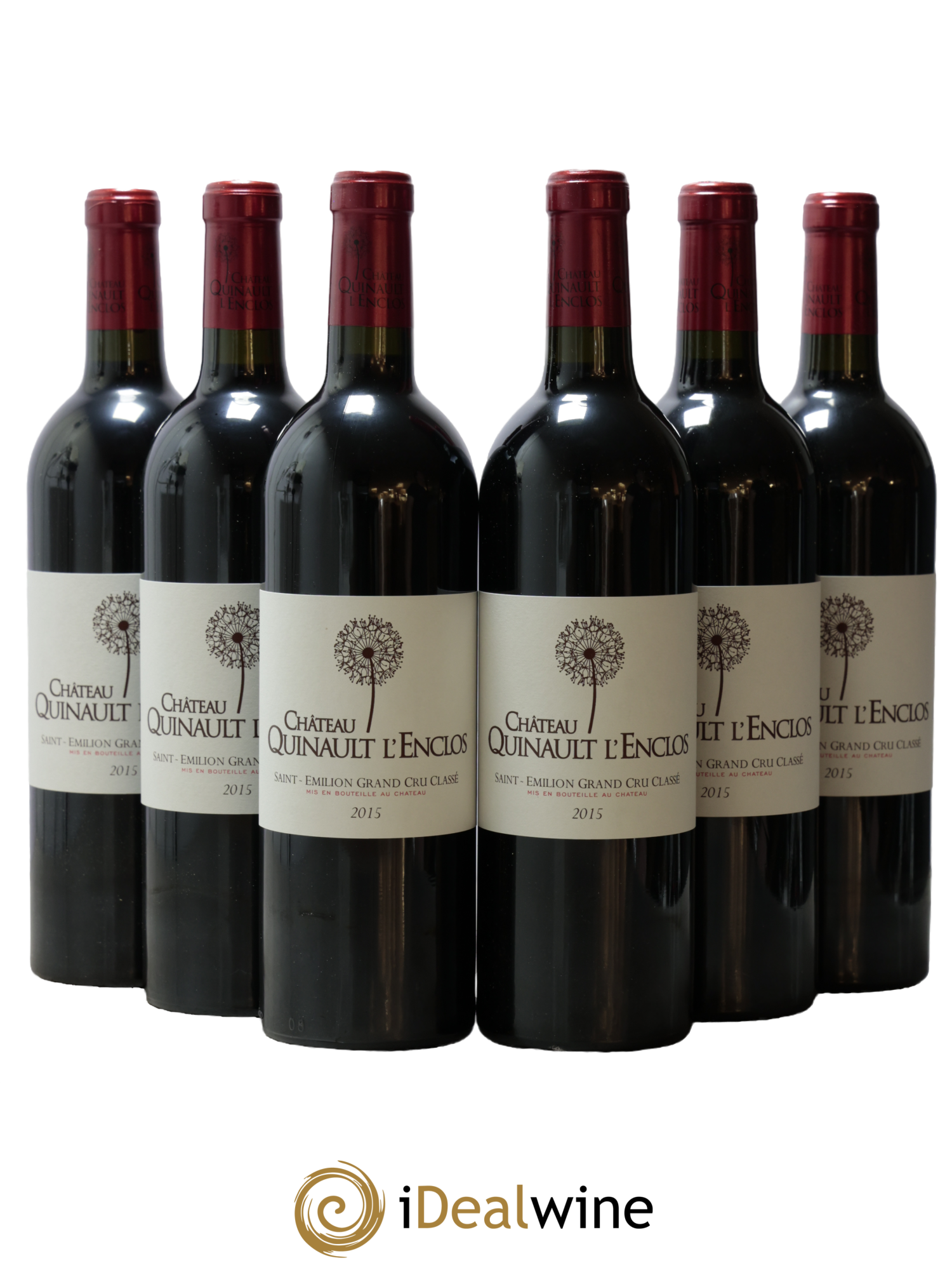 Château Quinault L'Enclos 2015 - Lot de 6 bouteilles - 0