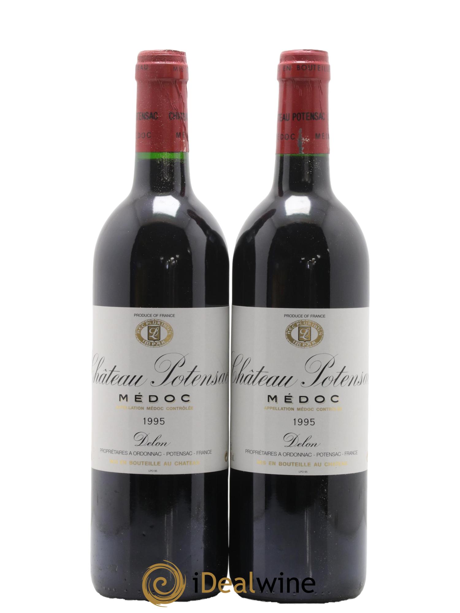 Château Potensac 1995 - Lot de 2 bouteilles - 0
