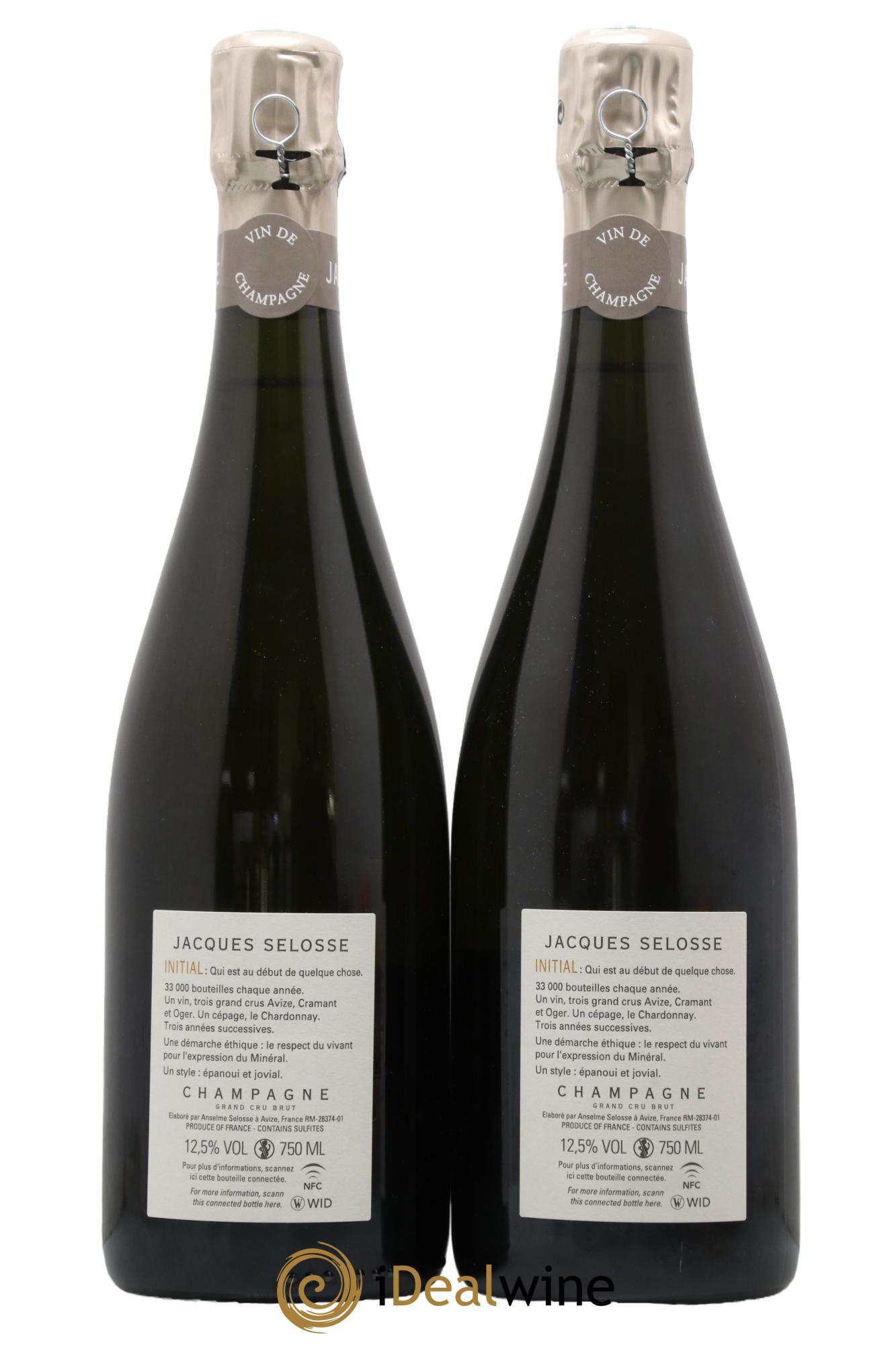 Initial Brut Jacques Selosse - Lot de 2 bouteilles - 1