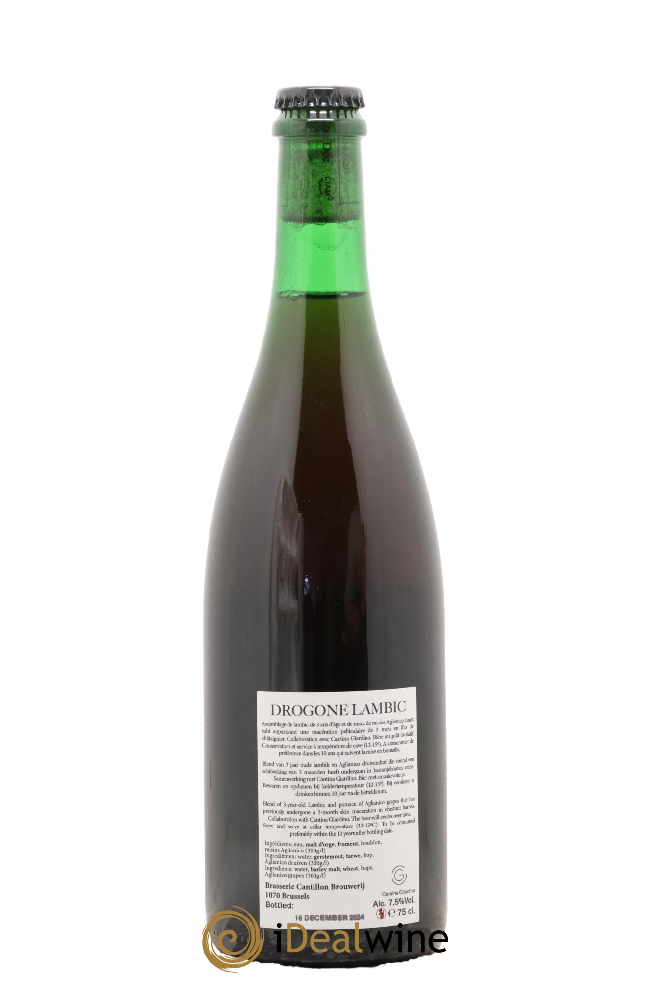 Bière Cantillon Drogone Lambic - Lot of 1 bottle - 1