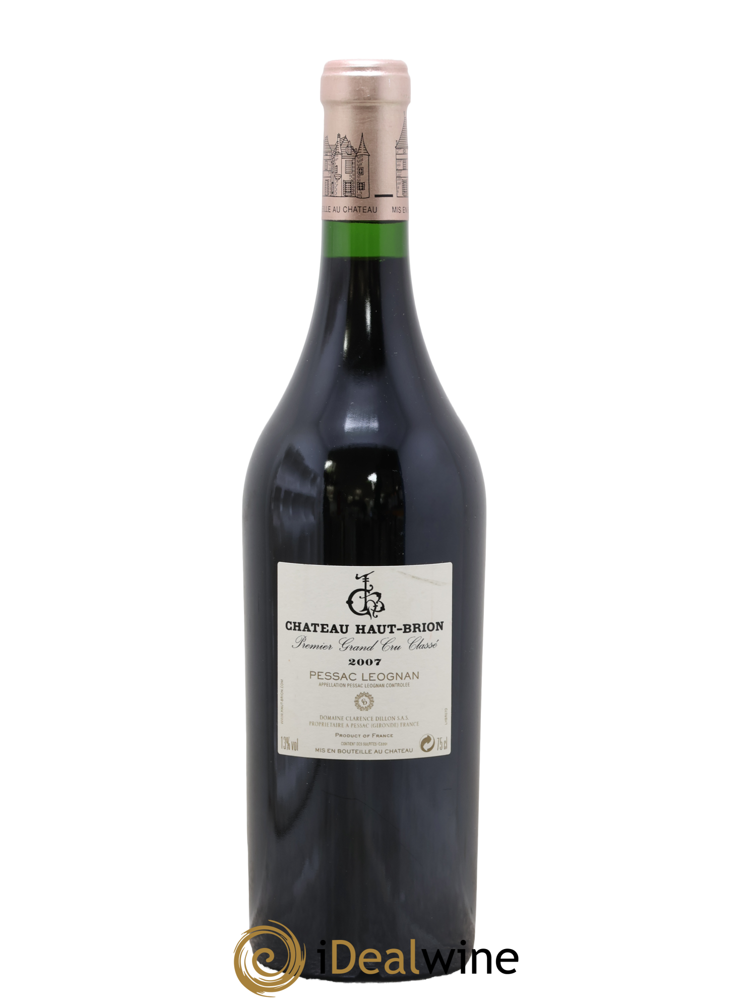 Château Haut Brion 1er Grand Cru Classé 2007 - Lot de 1 bouteille - 1