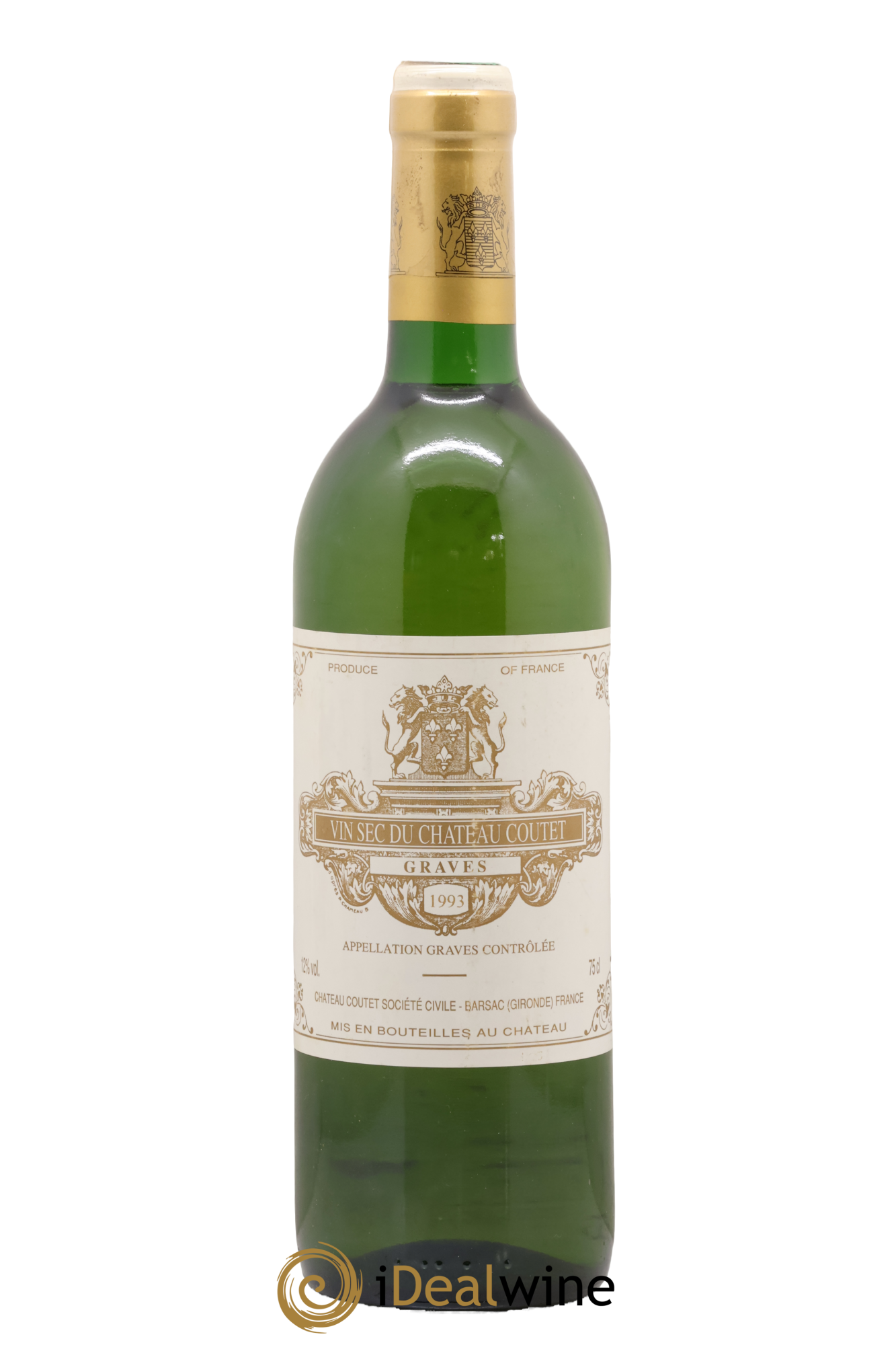 Graves Château Coutet 1993 - Lot of 1 bottle - 0